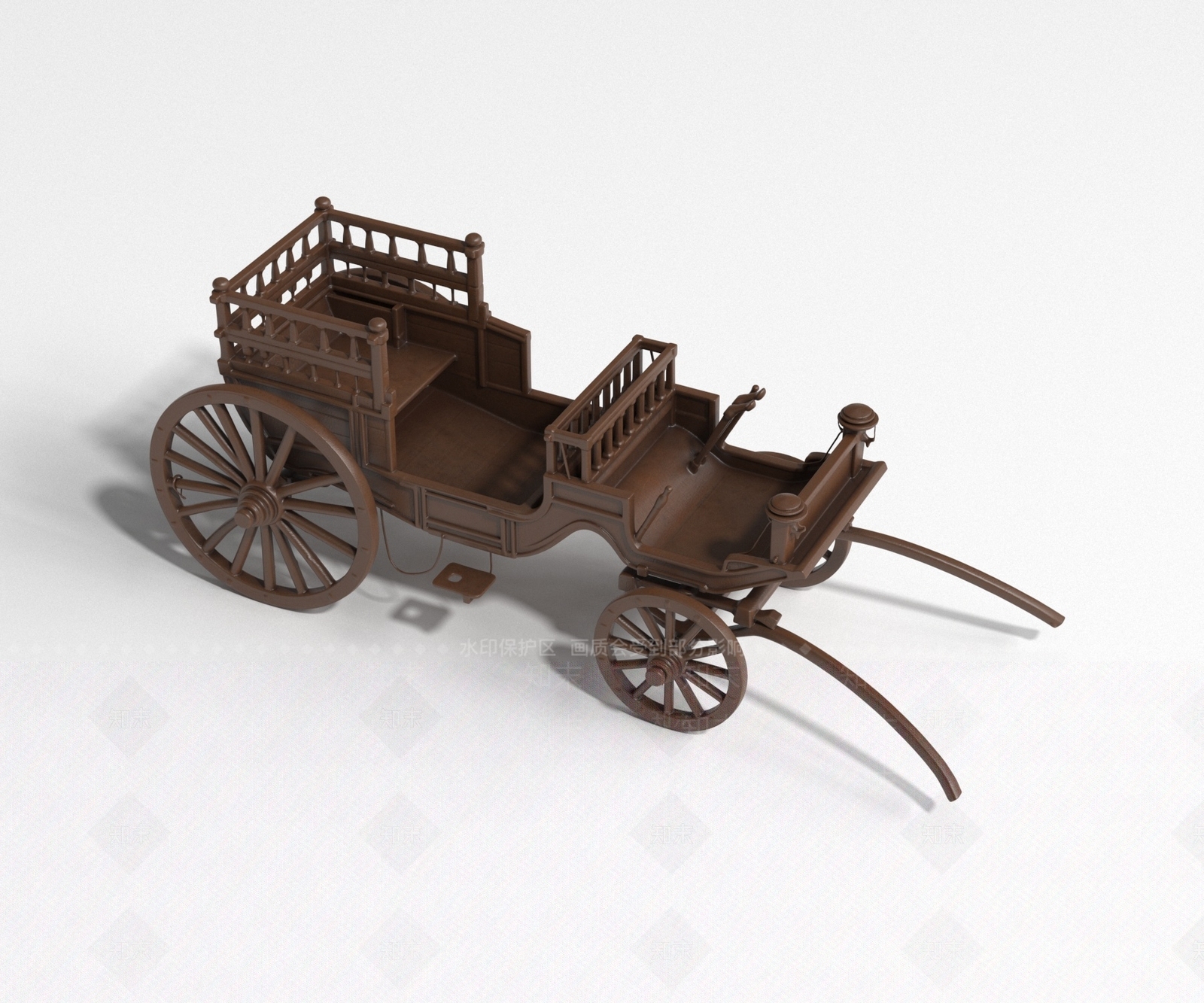 欧式古建雕塑摆件3D模型下载【ID:1231693850】