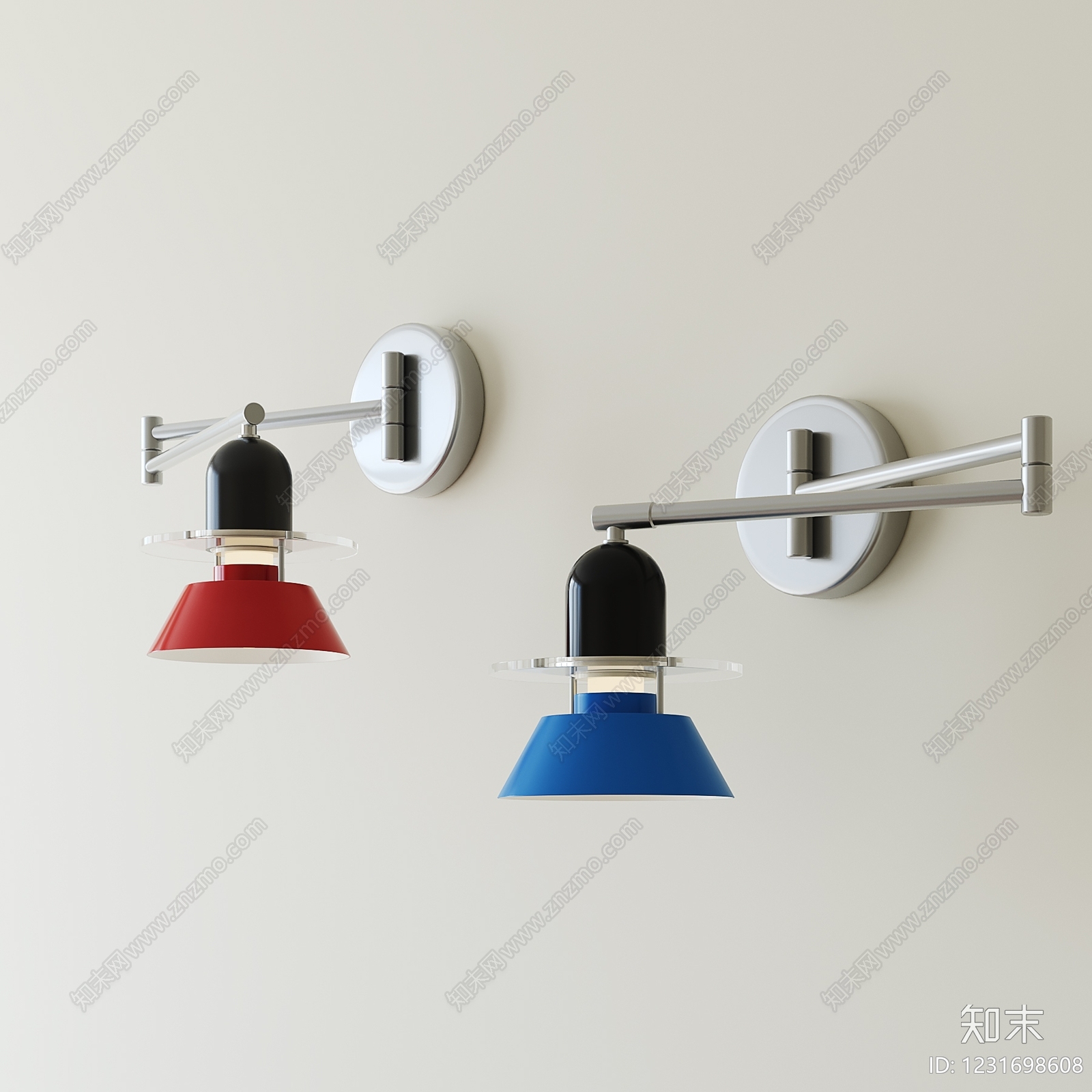 包豪斯壁灯SU模型下载【ID:1231698608】