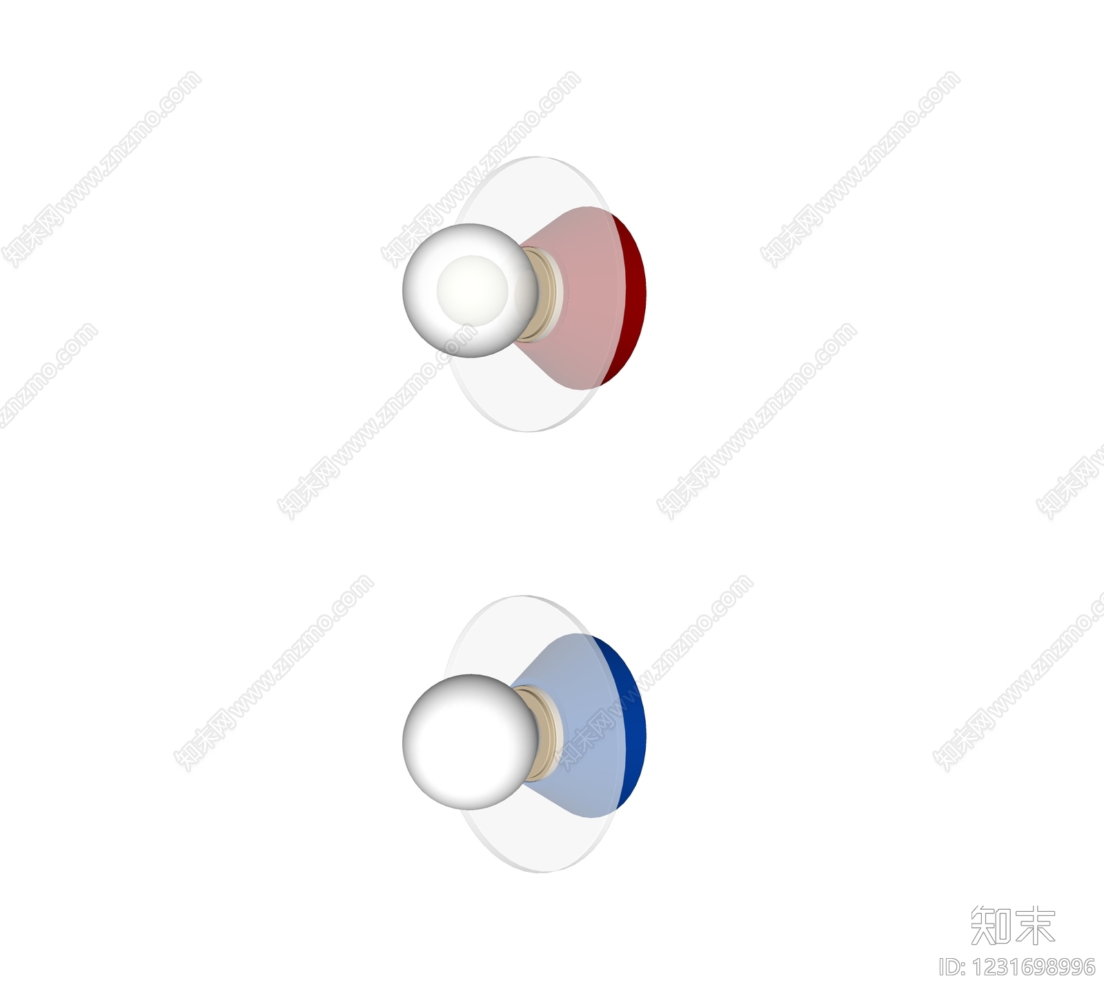 孟菲斯壁灯SU模型下载【ID:1231698996】