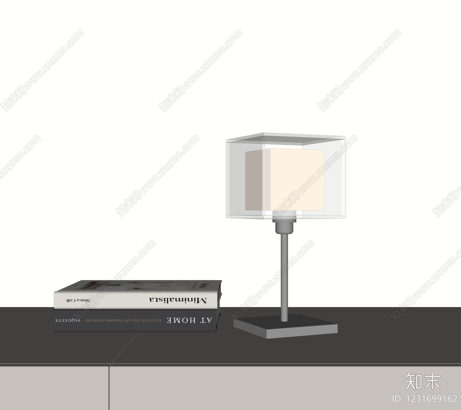极简台灯SU模型下载【ID:1231699162】