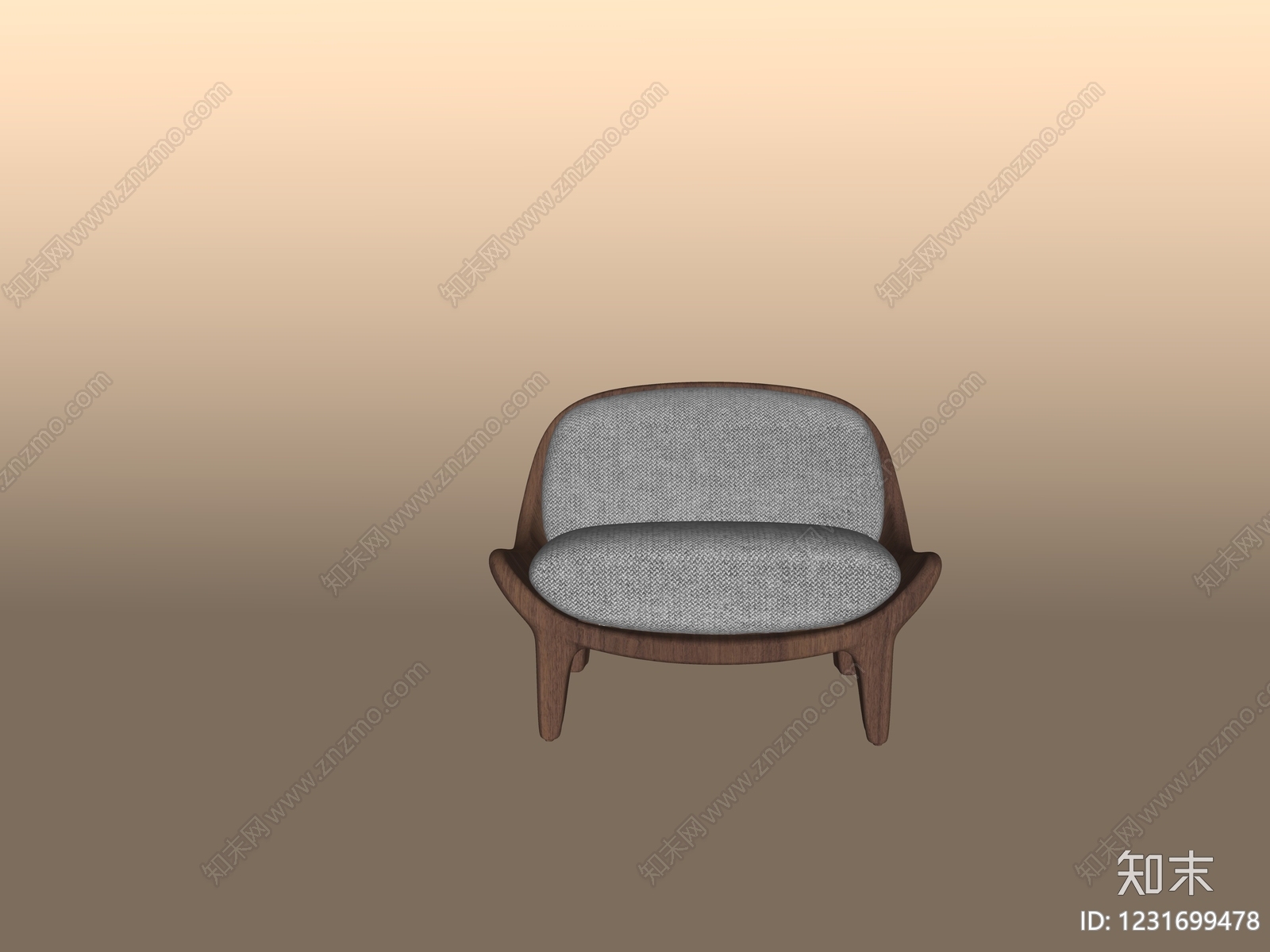中古风休闲椅SU模型下载【ID:1231699478】