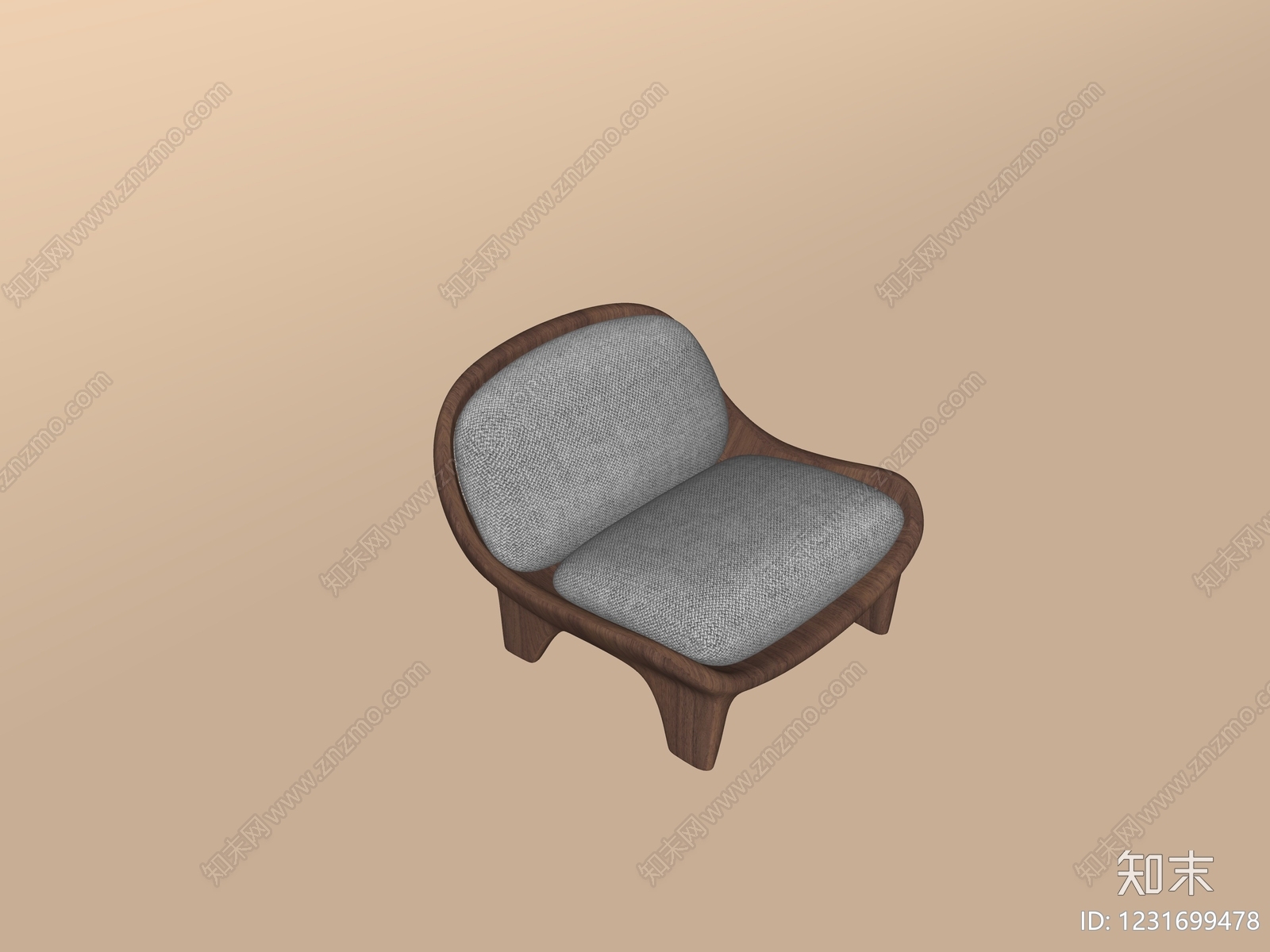 中古风休闲椅SU模型下载【ID:1231699478】