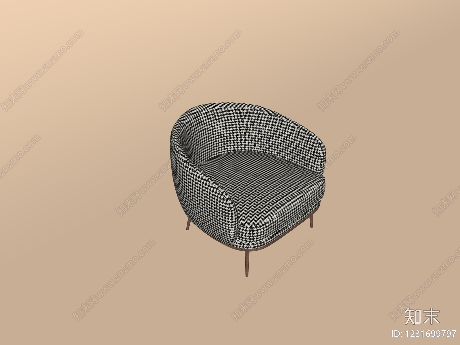 中古风休闲椅SU模型下载【ID:1231699797】
