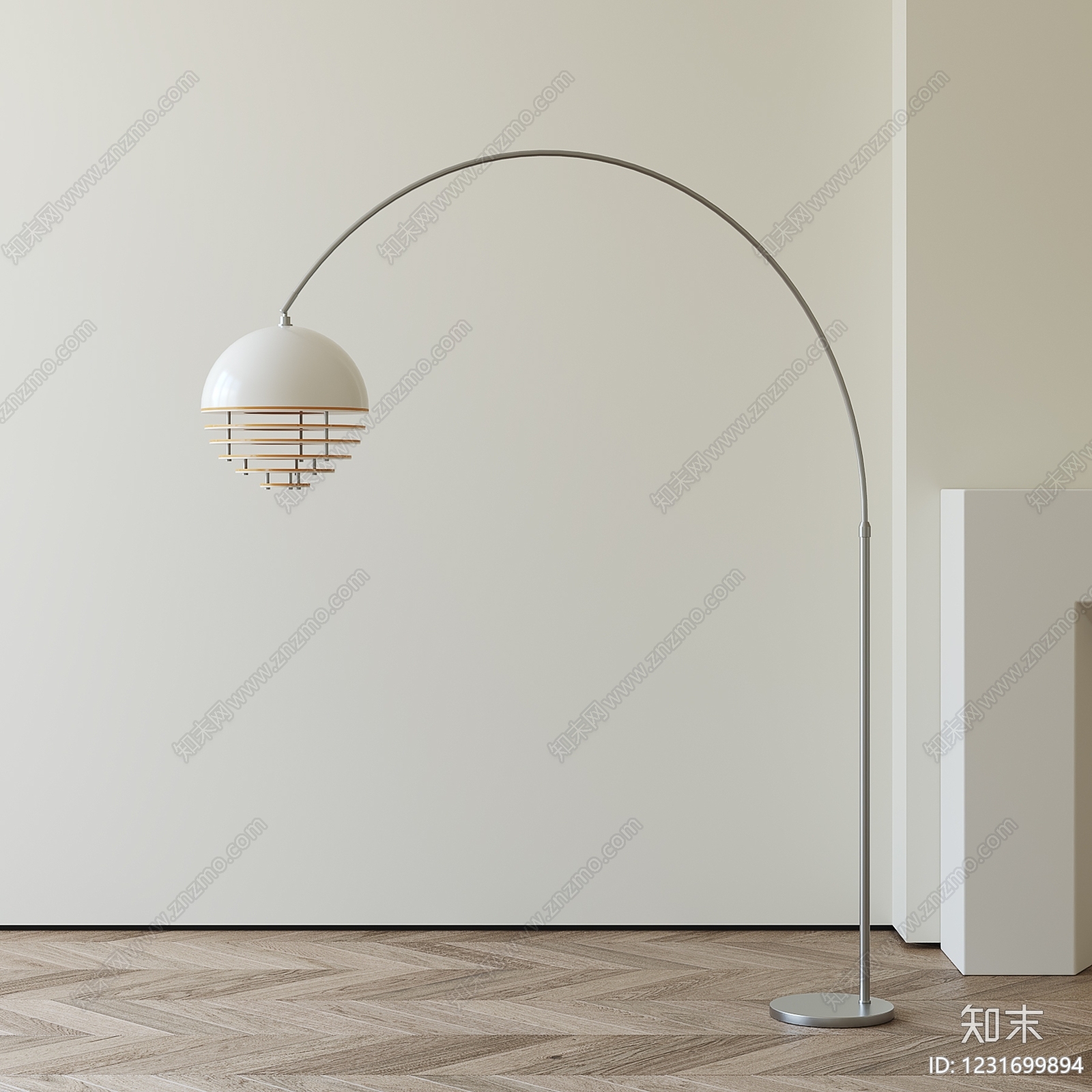 北欧钓鱼灯SU模型下载【ID:1231699894】