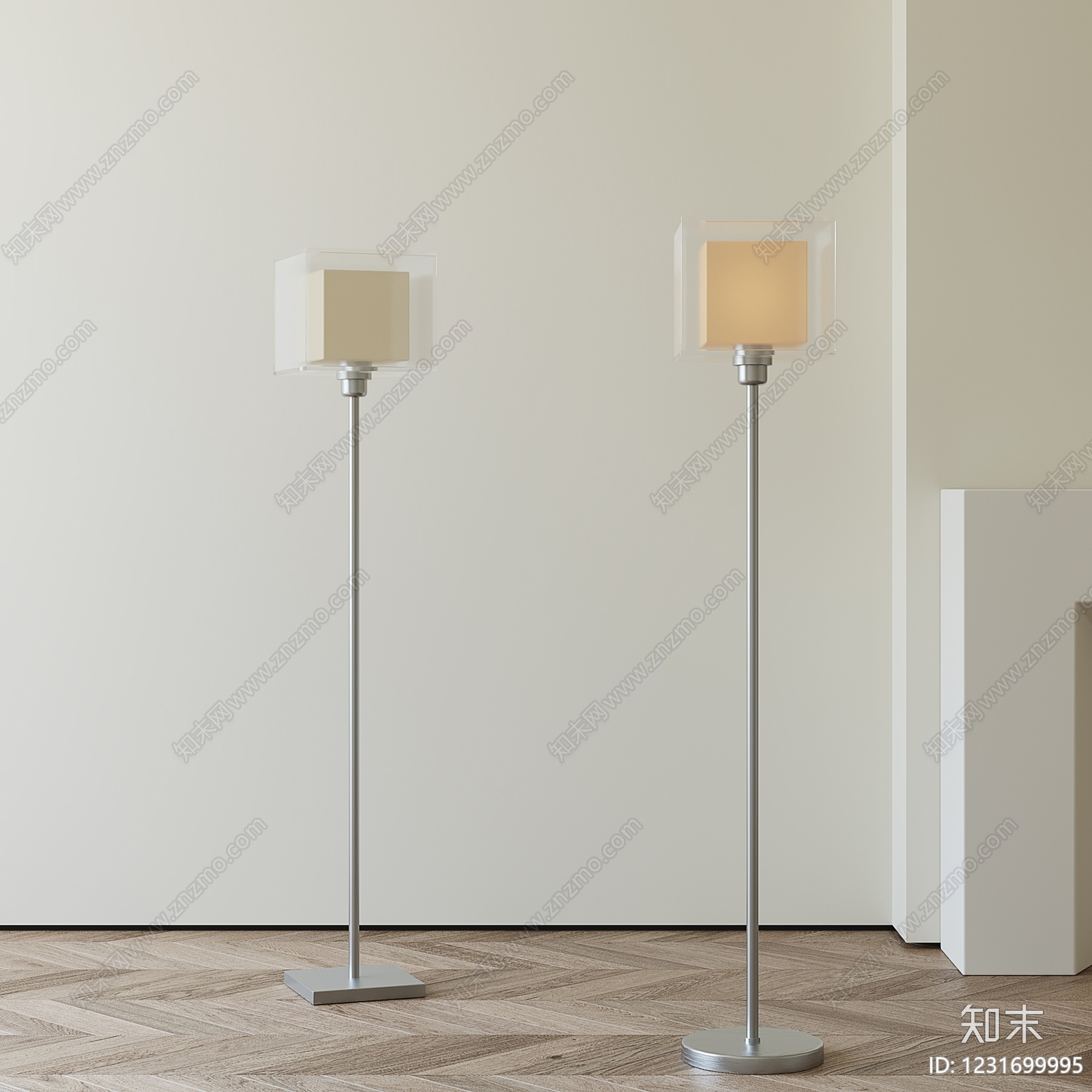 极简落地灯SU模型下载【ID:1231699995】
