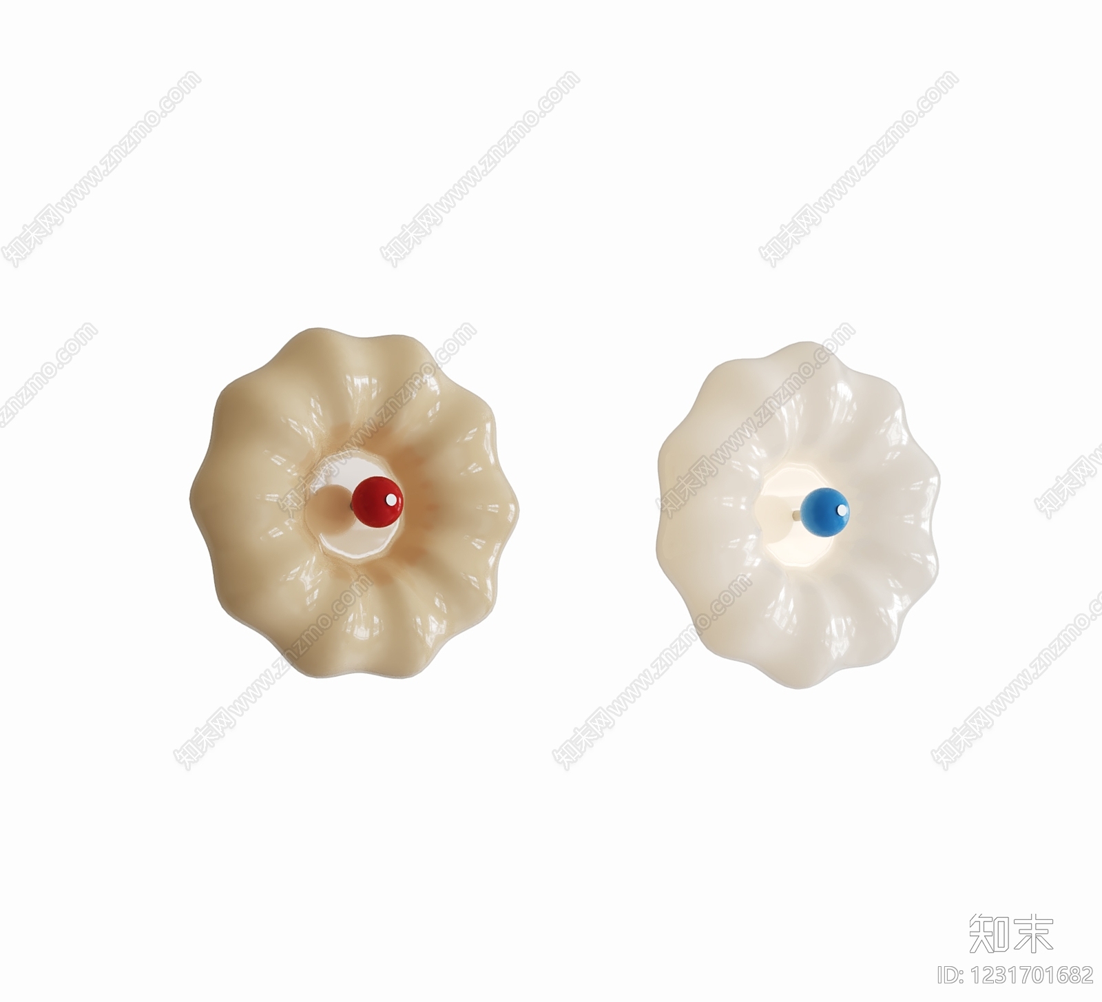 奶油风壁灯SU模型下载【ID:1231701682】