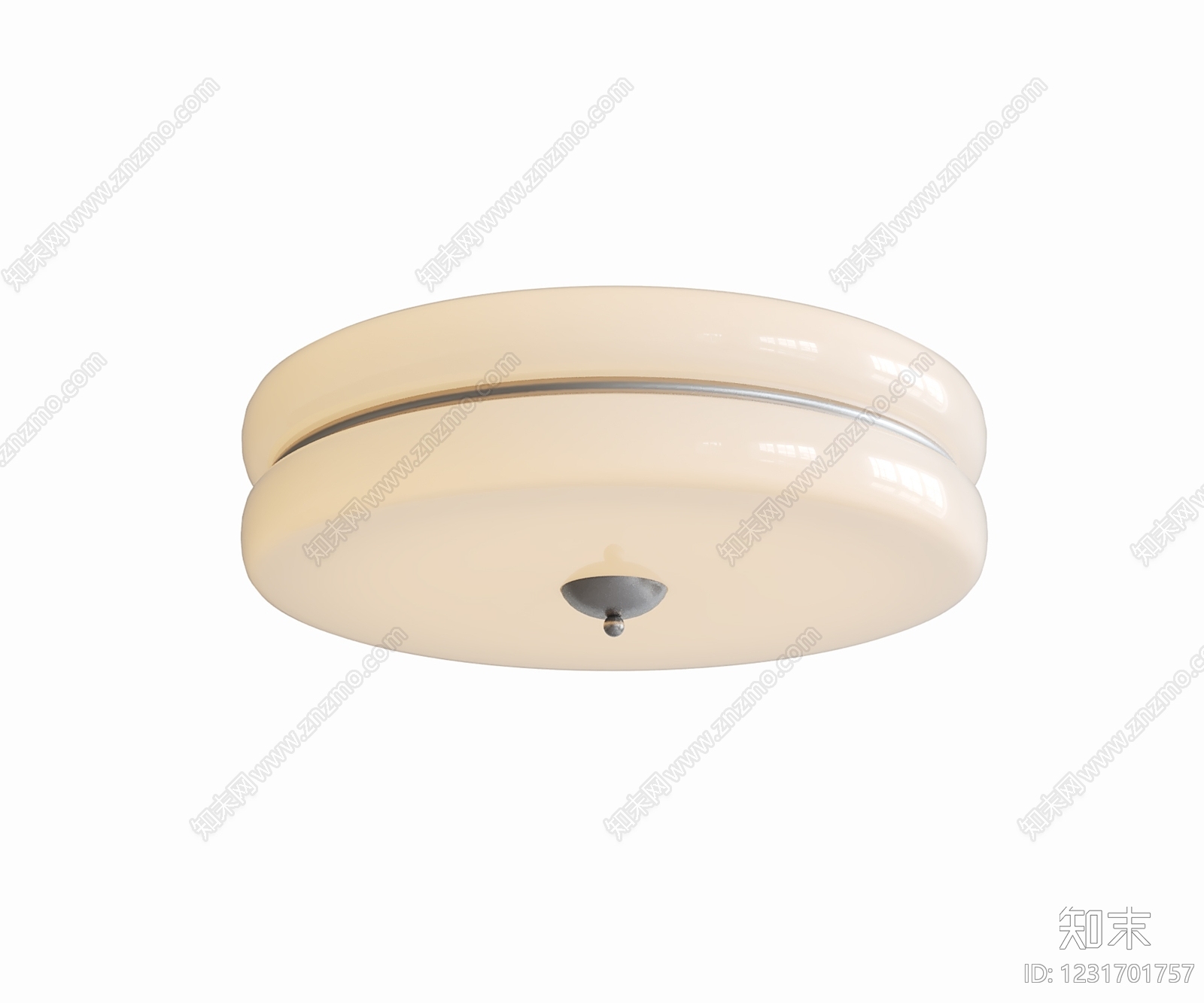 现代简约吸顶灯SU模型下载【ID:1231701757】