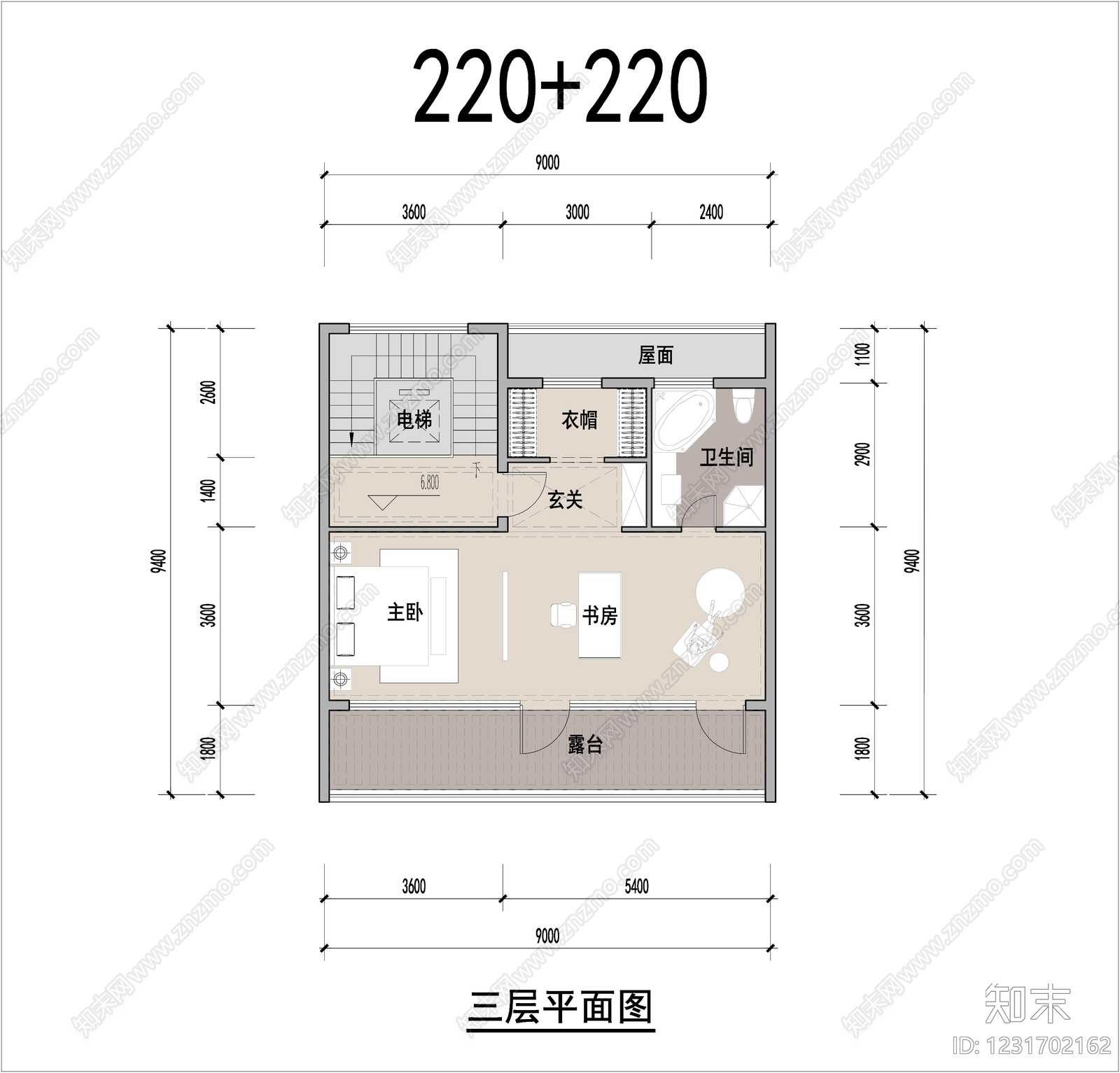 联排住宅cad施工图下载【ID:1231702162】