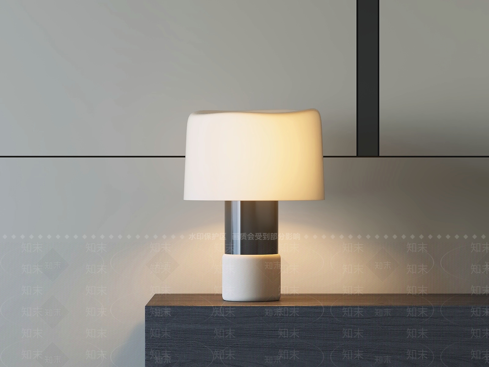 极简台灯3D模型下载【ID:1231702712】