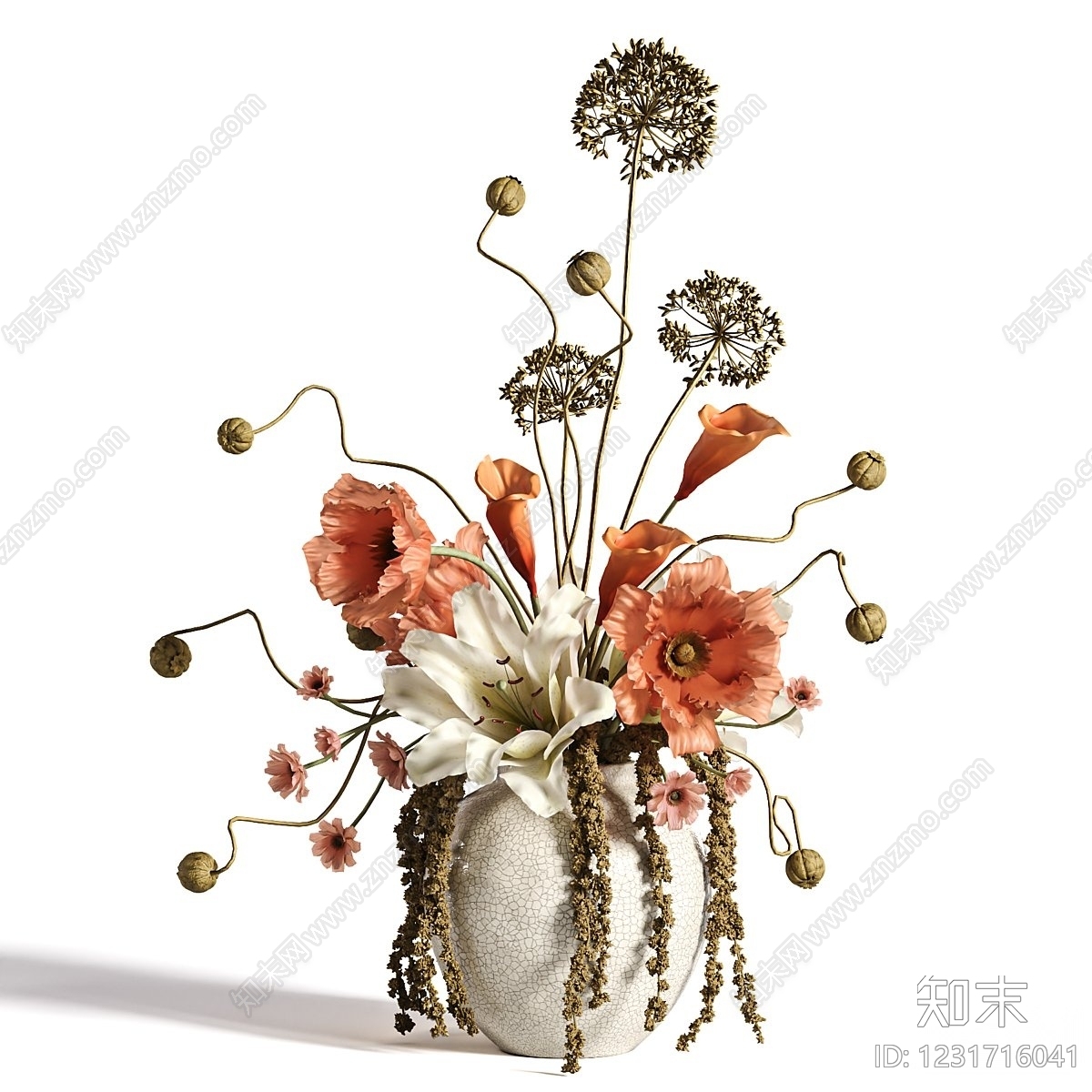现代花瓶3D模型下载【ID:1231716041】