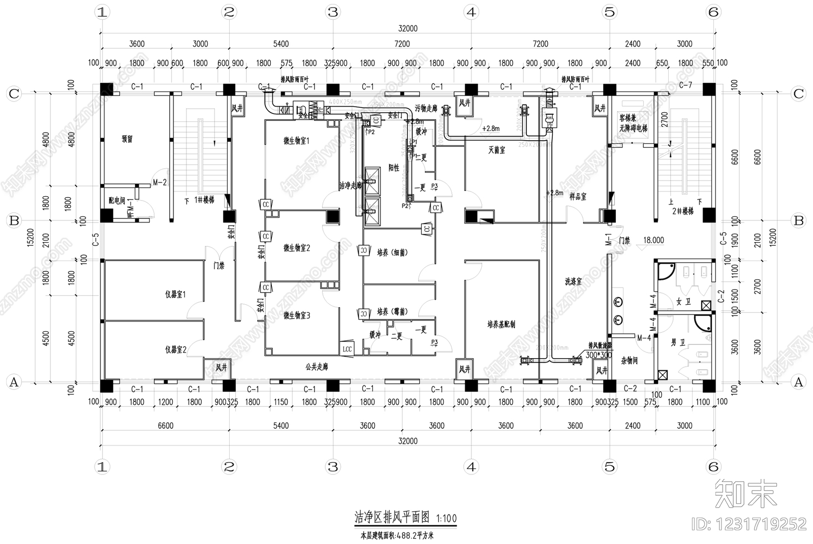 实验室cad施工图下载【ID:1231719252】