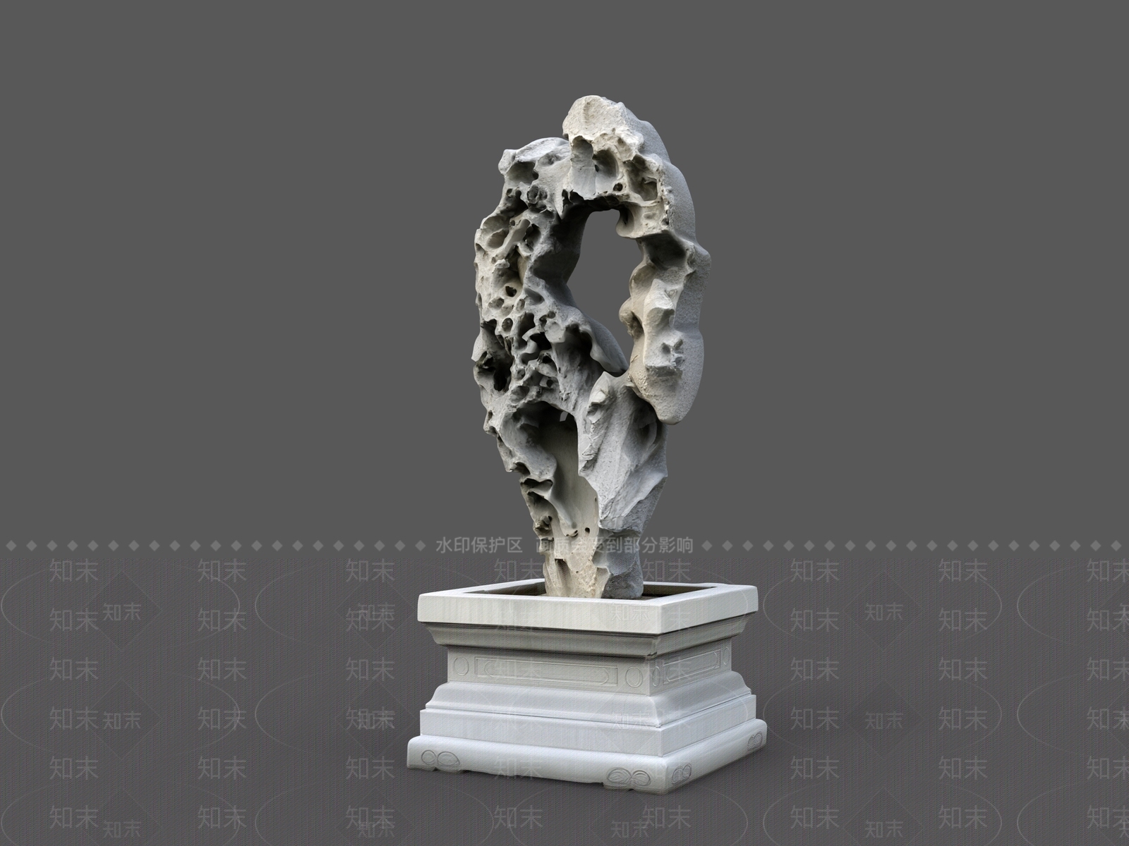 中式落地摆件3D模型下载【ID:1231723202】