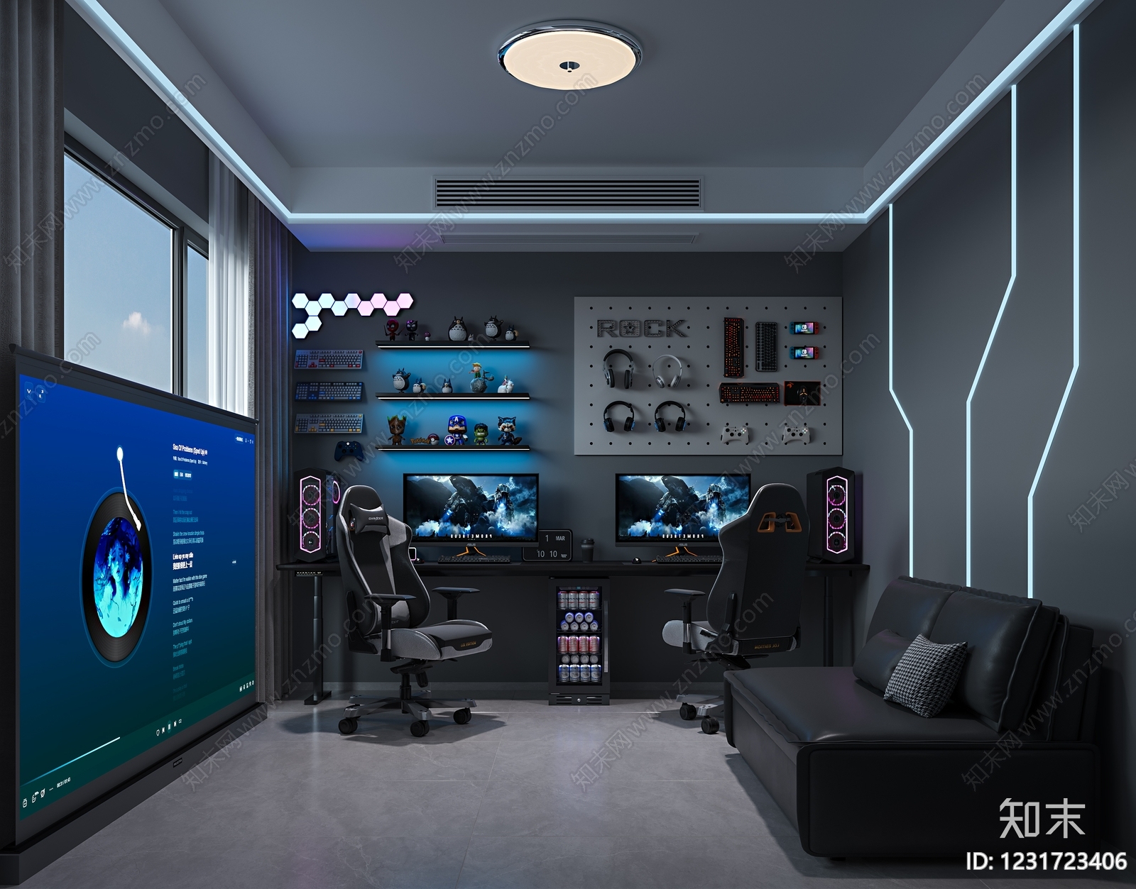 现代其他家装3D模型下载【ID:1231723406】