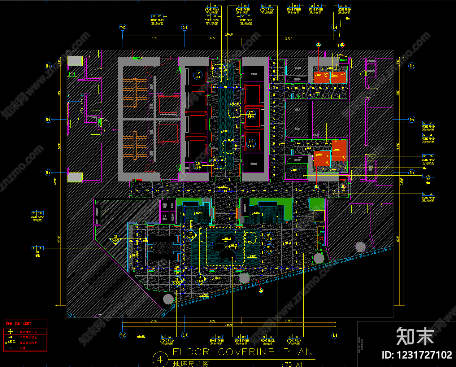 会所cad施工图下载【ID:1231727102】