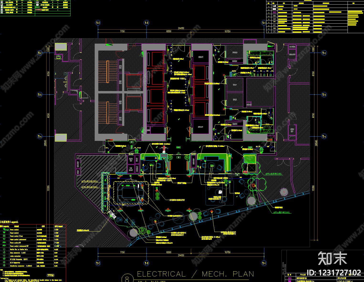会所cad施工图下载【ID:1231727102】