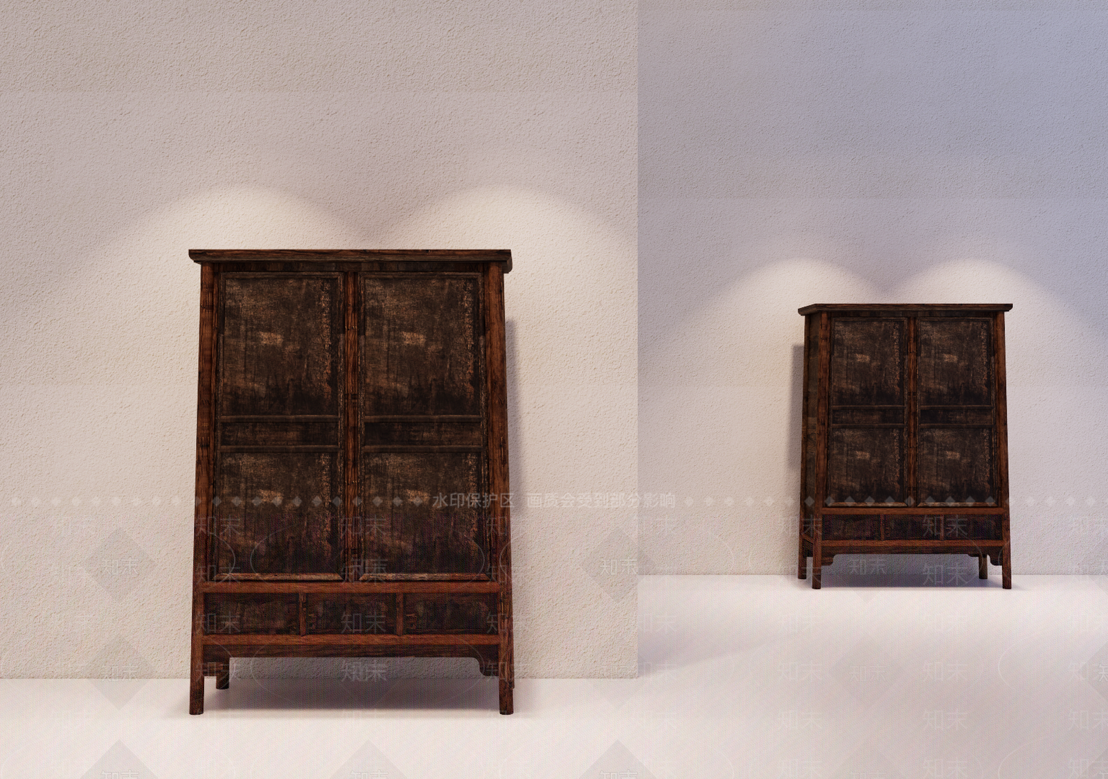 中式衣柜3D模型下载【ID:1231737122】
