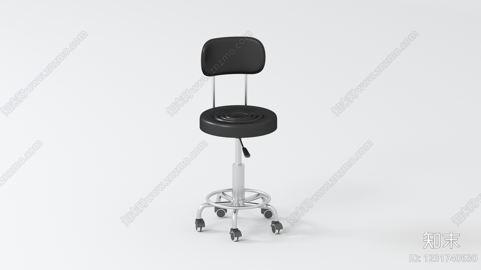 现代简约吧椅3D模型下载【ID:1231740630】