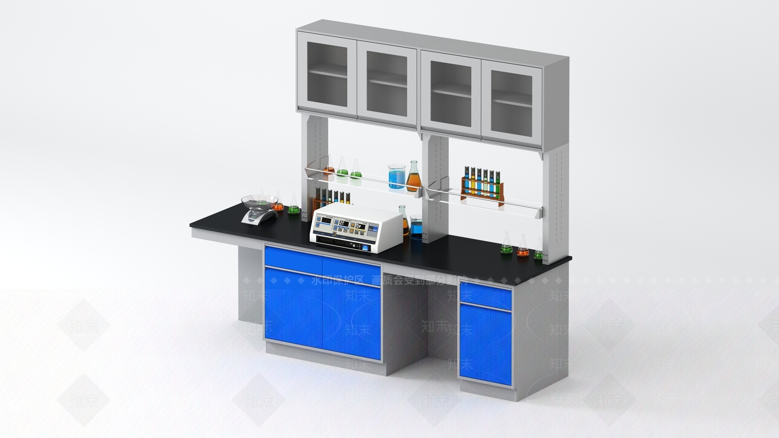 现代简约工作台3D模型下载【ID:1231740935】