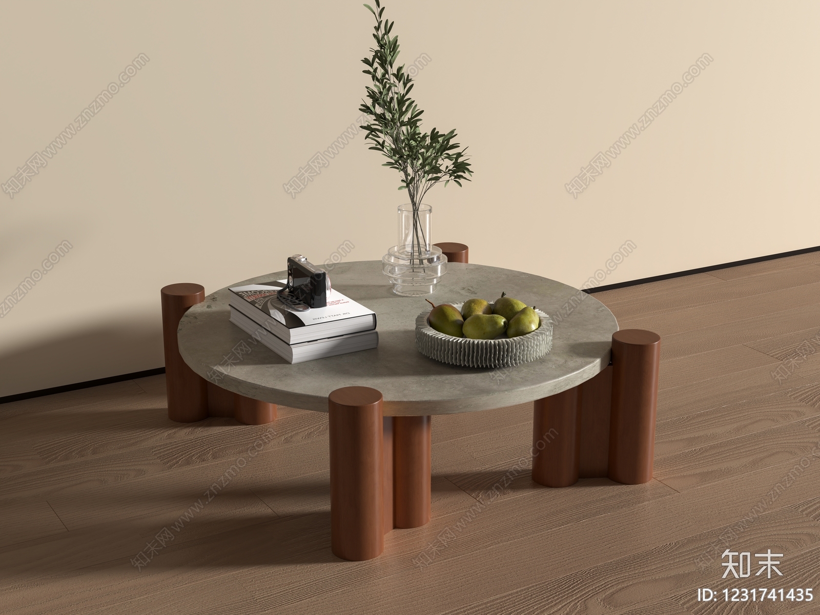 中古风茶几3D模型下载【ID:1231741435】