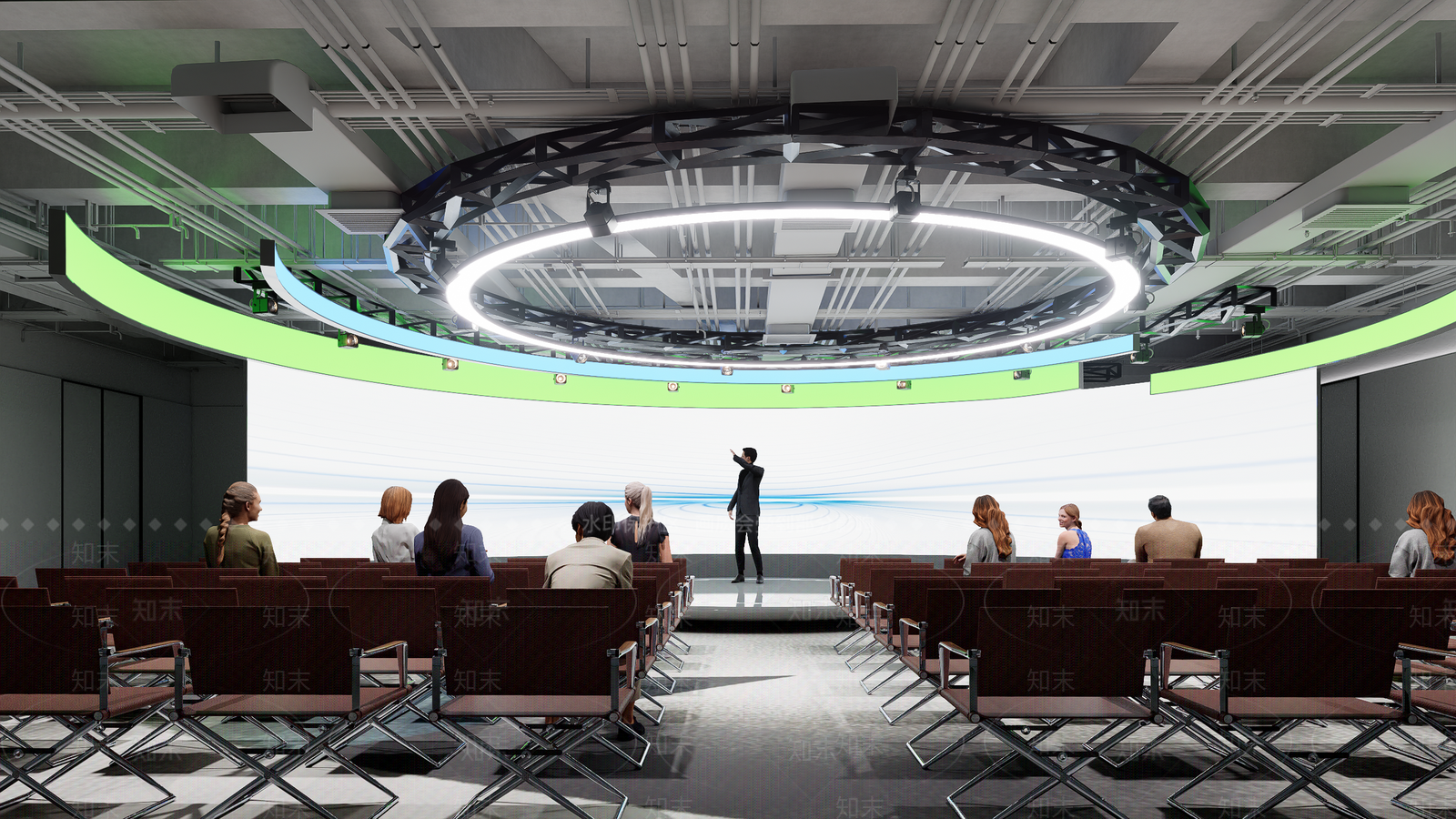 现代报告厅3D模型下载【ID:1231749096】