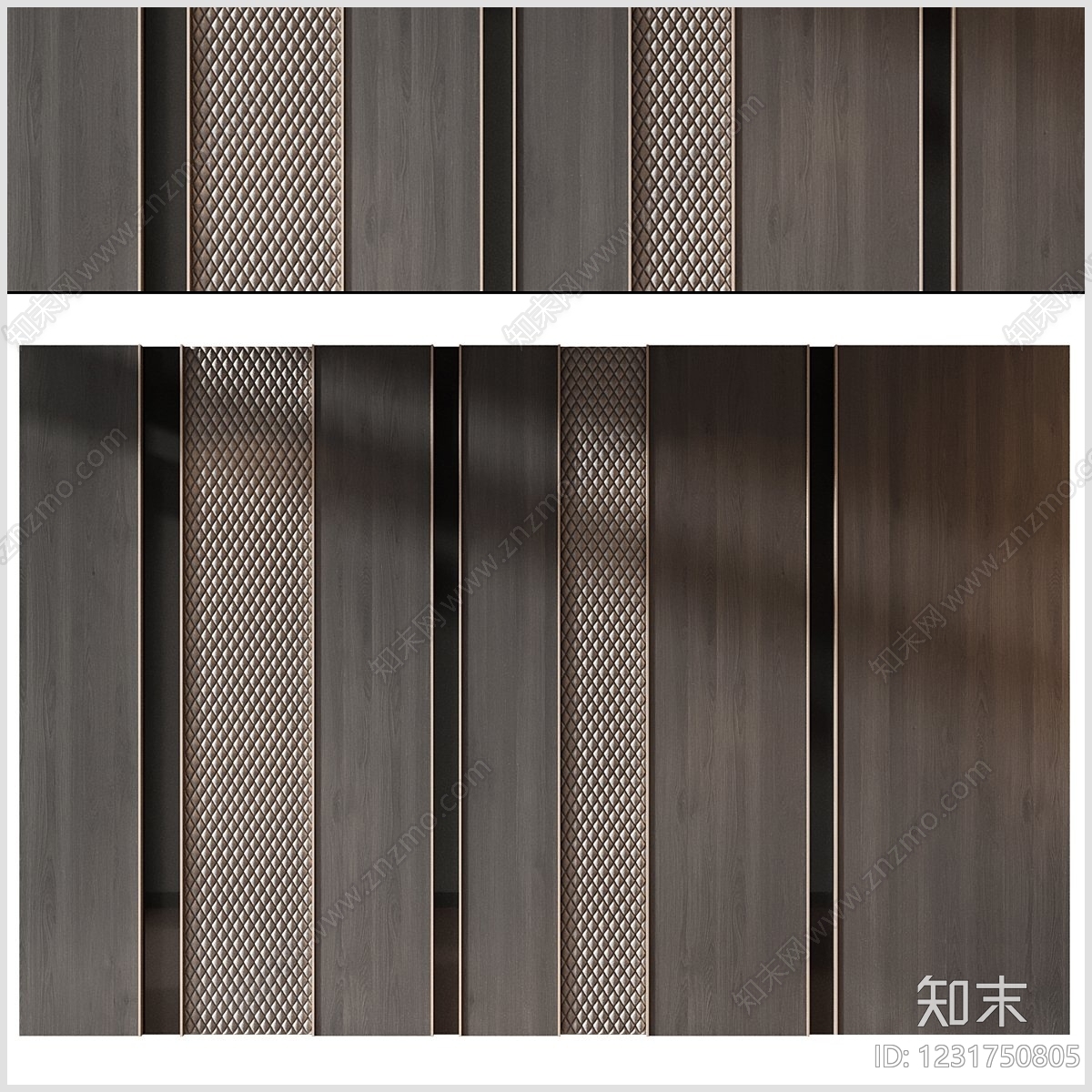 轻奢玄关背景墙3D模型下载【ID:1231750805】