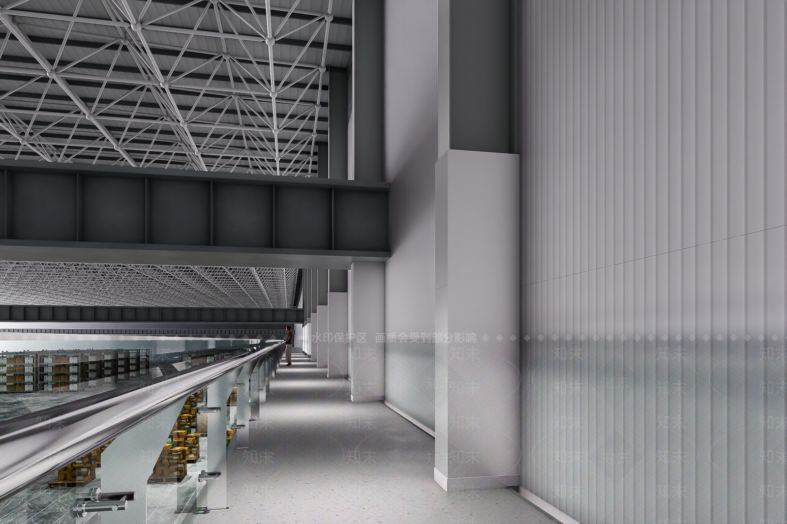 工业风生产车间3D模型下载【ID:1231753477】