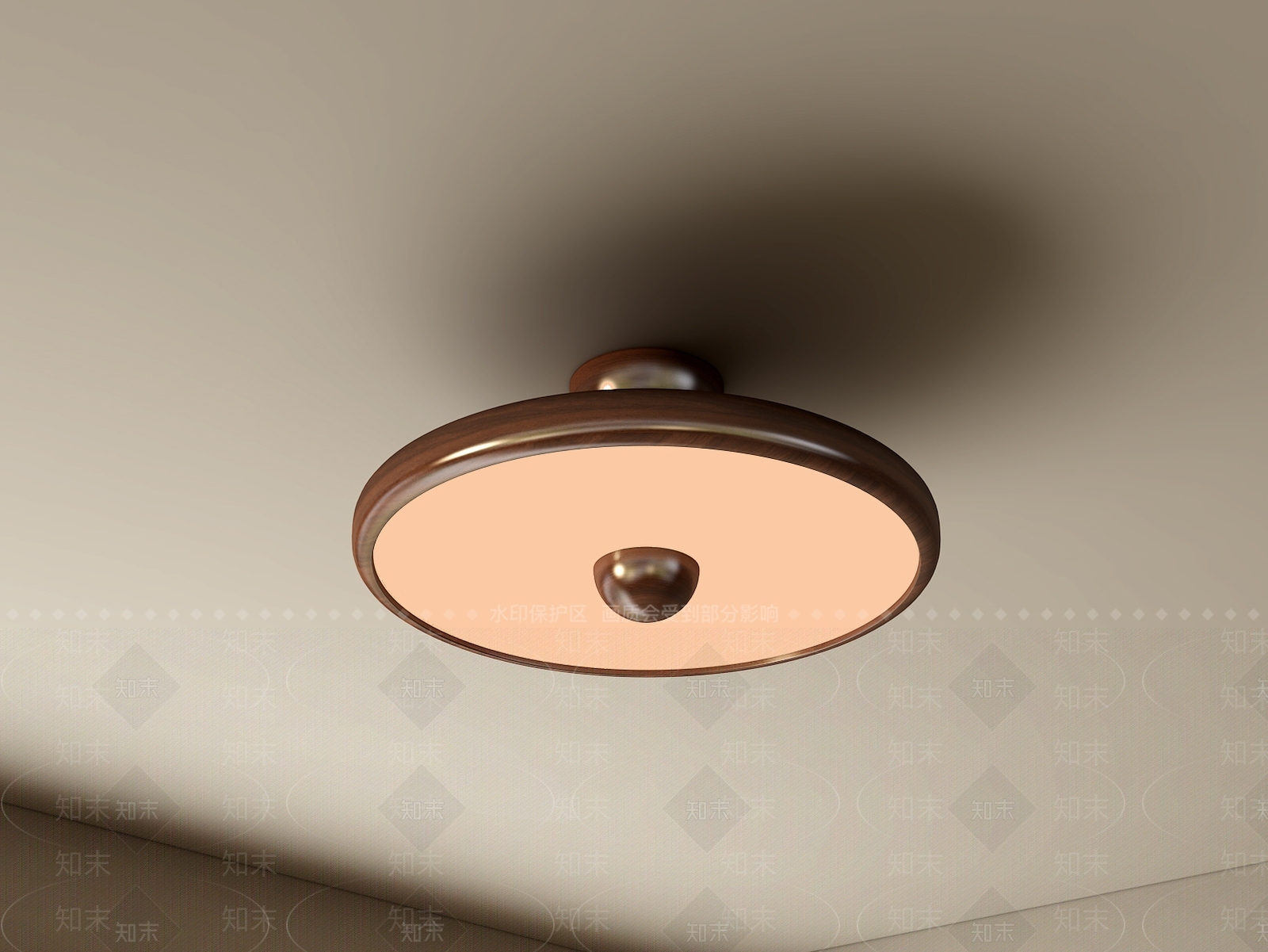 中古风儿童房吸顶灯3D模型下载【ID:1231754123】