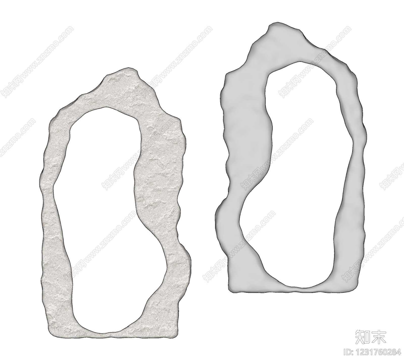 轻奢镜子SU模型下载【ID:1231760284】