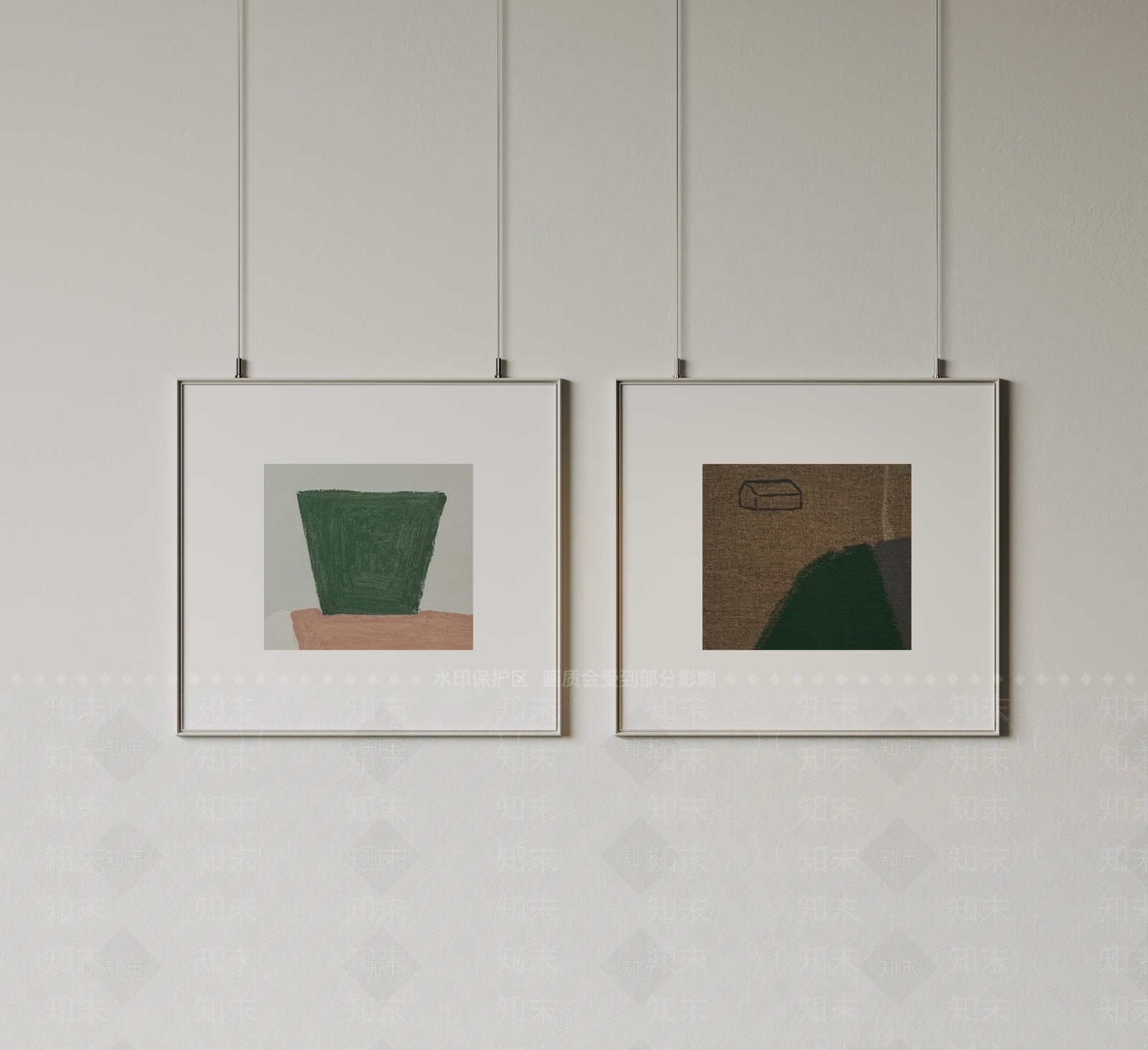 极简抽象挂画3D模型下载【ID:1231762006】