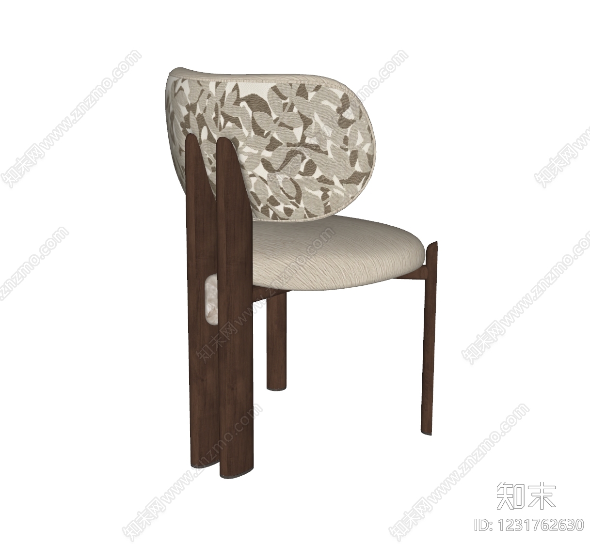 中古风餐椅SU模型下载【ID:1231762630】