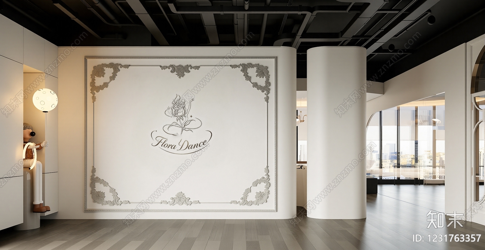 法式美容院3D模型下载【ID:1231763357】