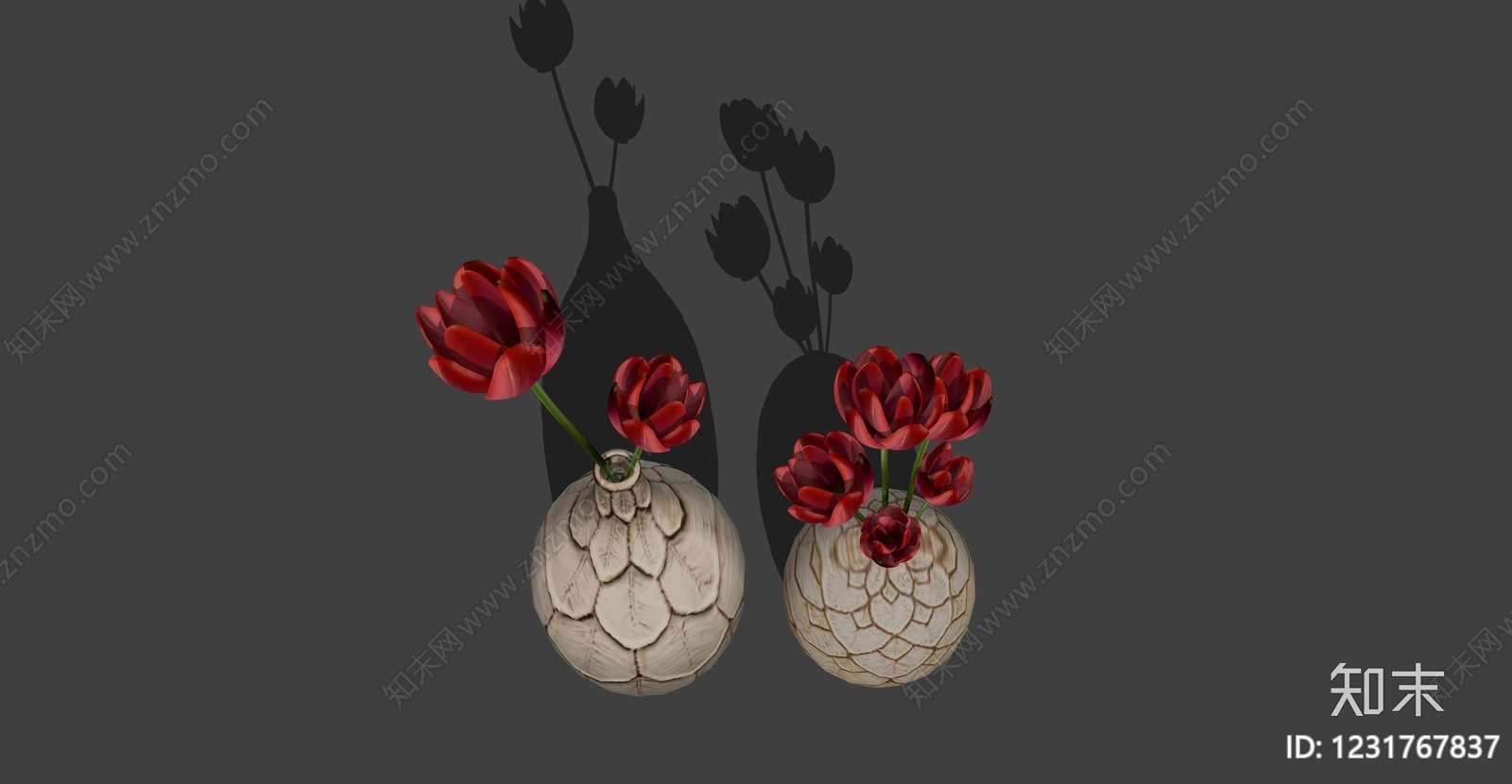 现代简约花瓶SU模型下载【ID:1231767837】
