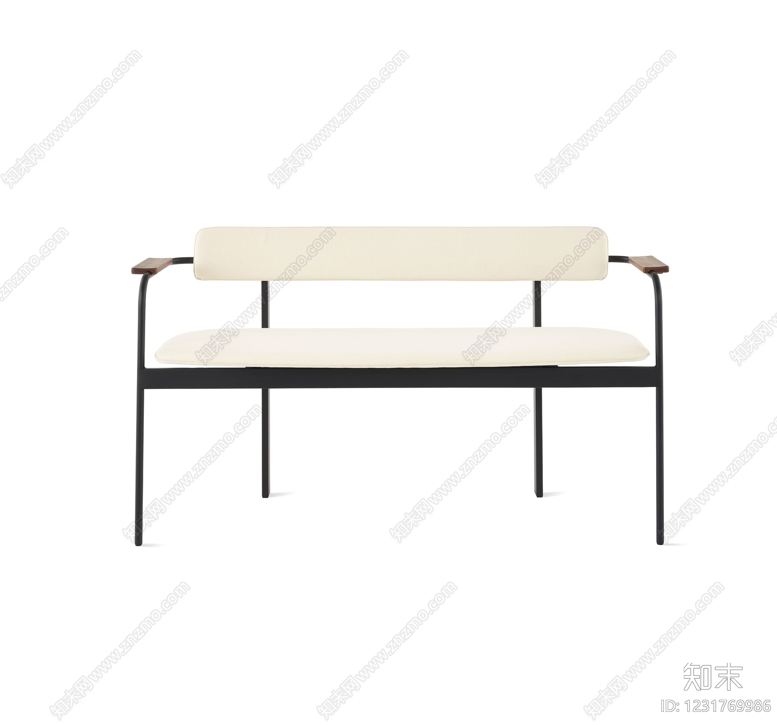 现代简约双人沙发SU模型下载【ID:1231769986】