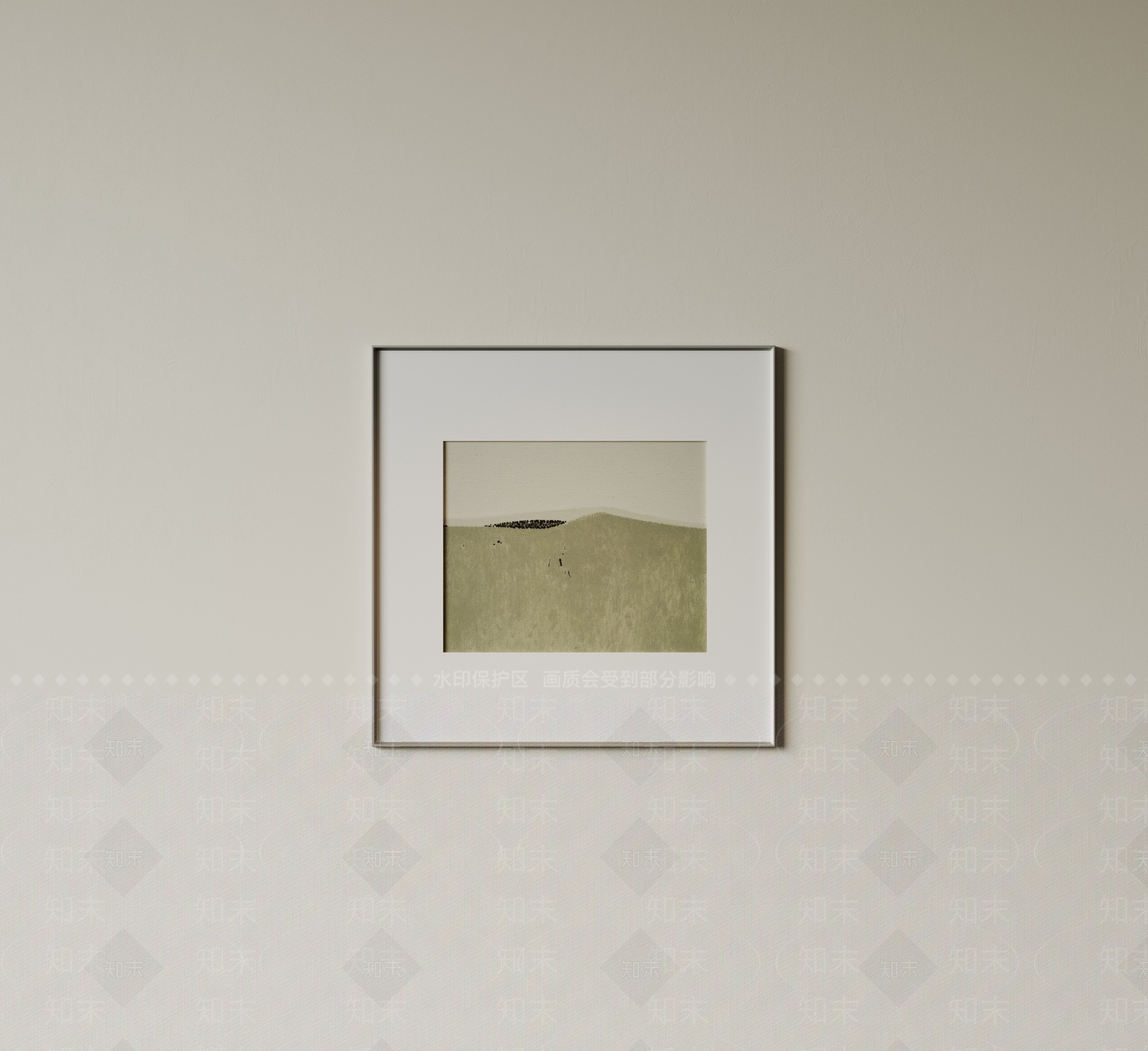 极简抽象挂画3D模型下载【ID:1231775425】