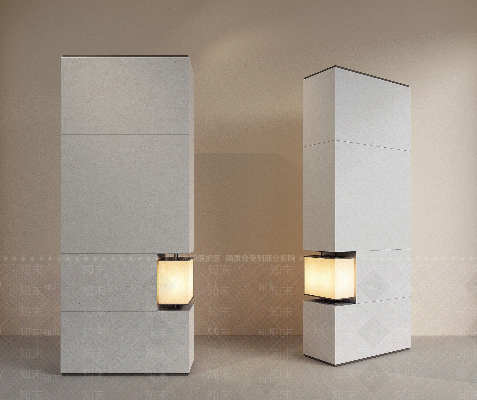 极简柱子3D模型下载【ID:1231781453】