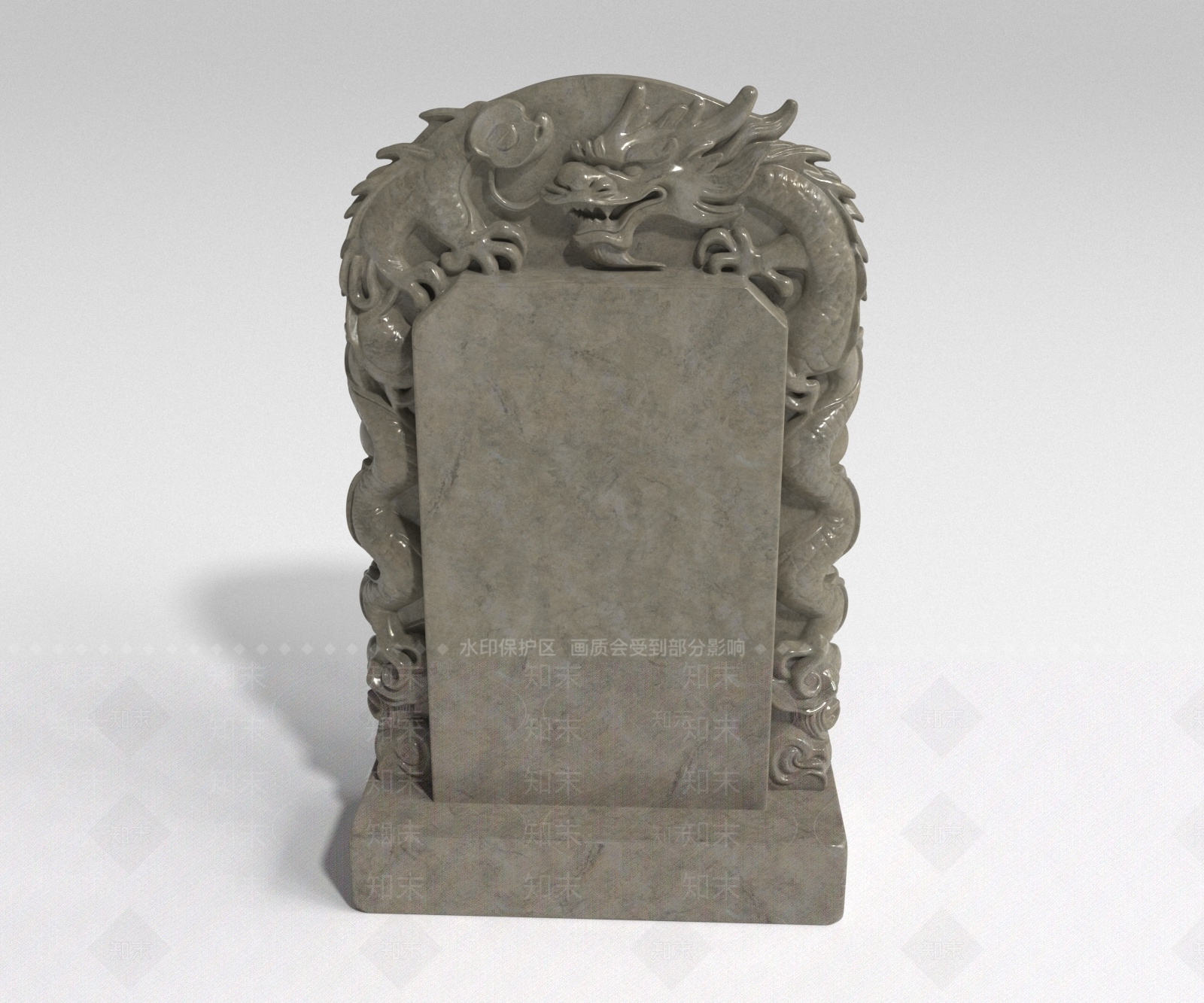 中式雕塑摆件3D模型下载【ID:1231785486】