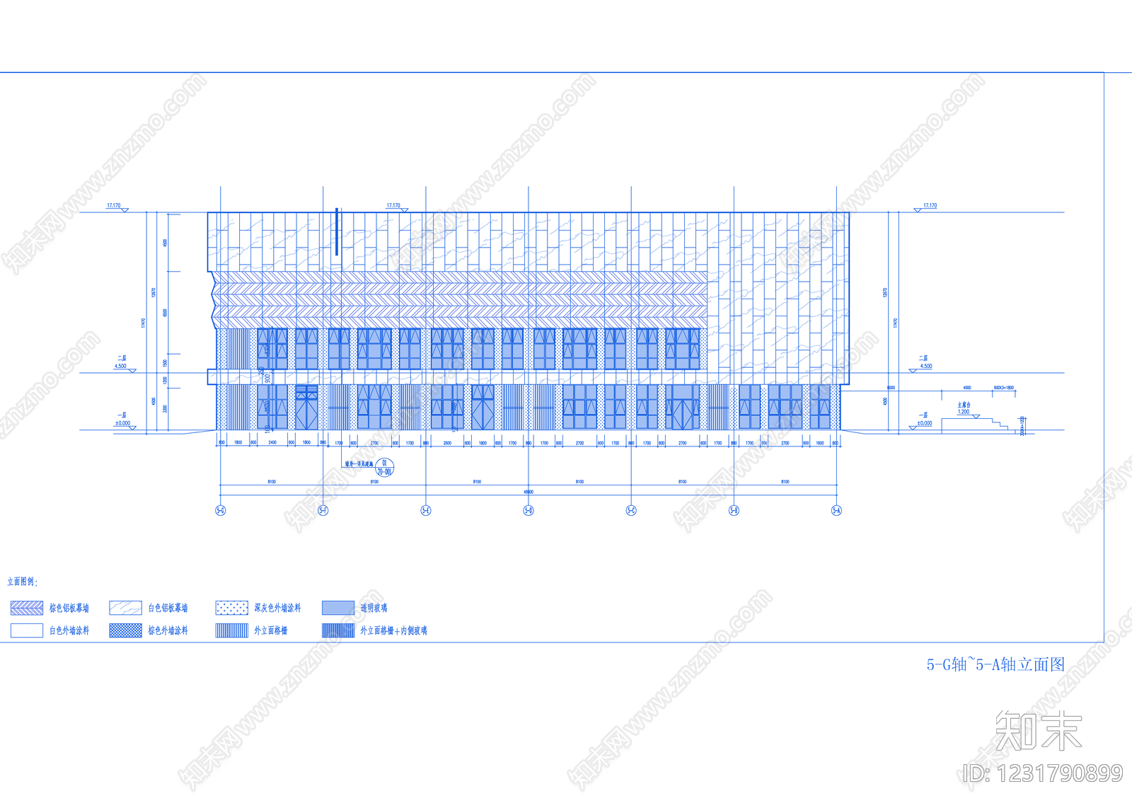 学校建筑cad施工图下载【ID:1231790899】