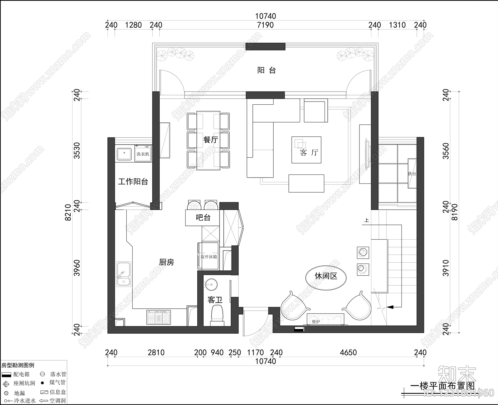 别墅cad施工图下载【ID:1231801960】