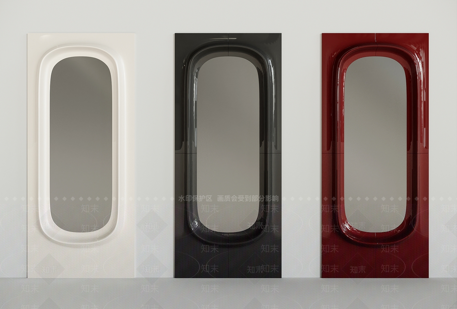 意式极简家具3D模型渲染效果图