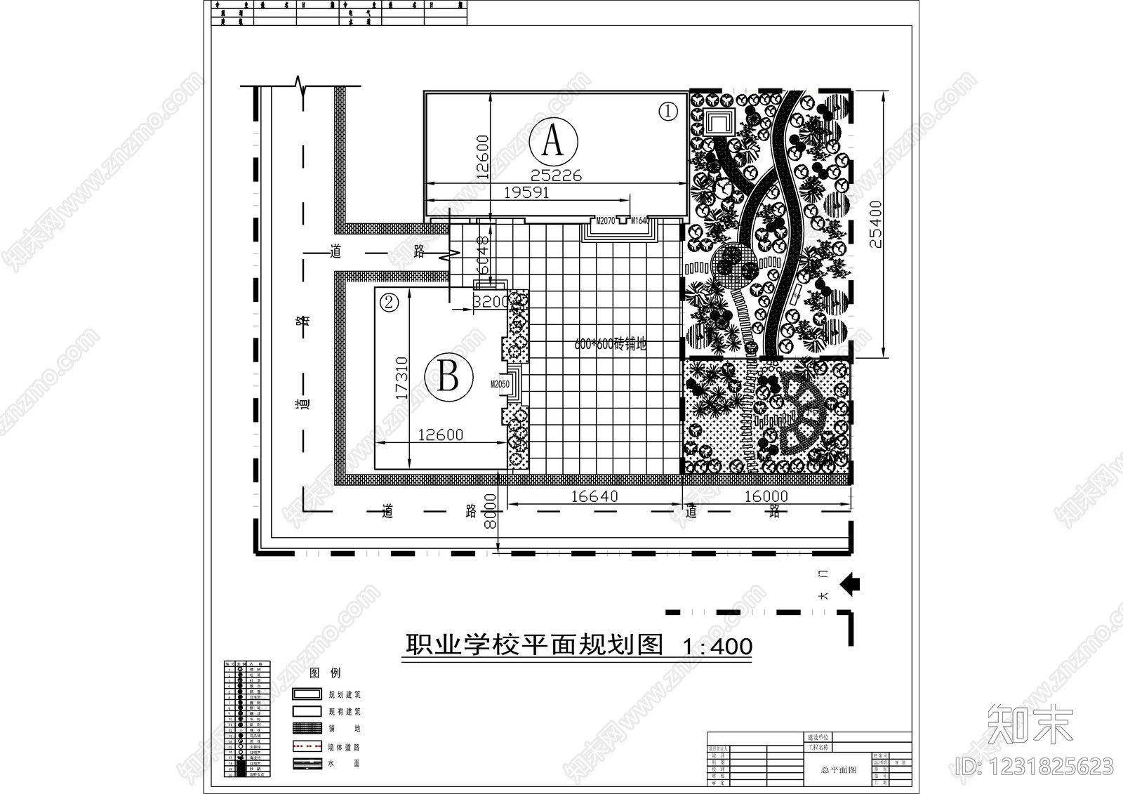 庭院cad施工图下载【ID:1231825623】