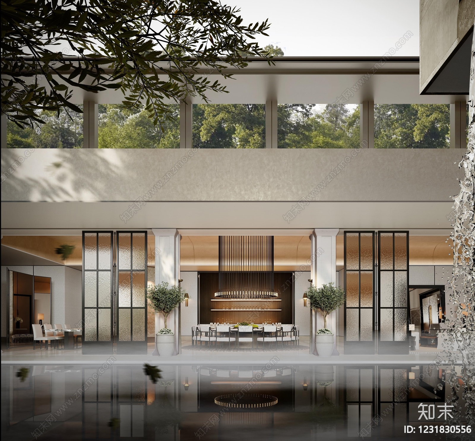 会所cad施工图下载【ID:1231830556】