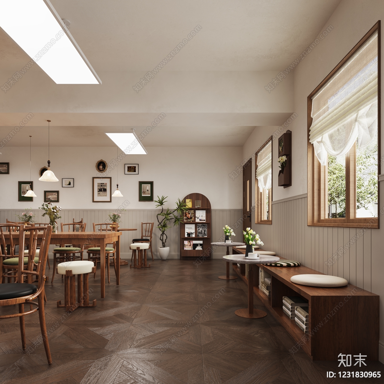 中古风咖啡厅3D模型下载【ID:1231830965】