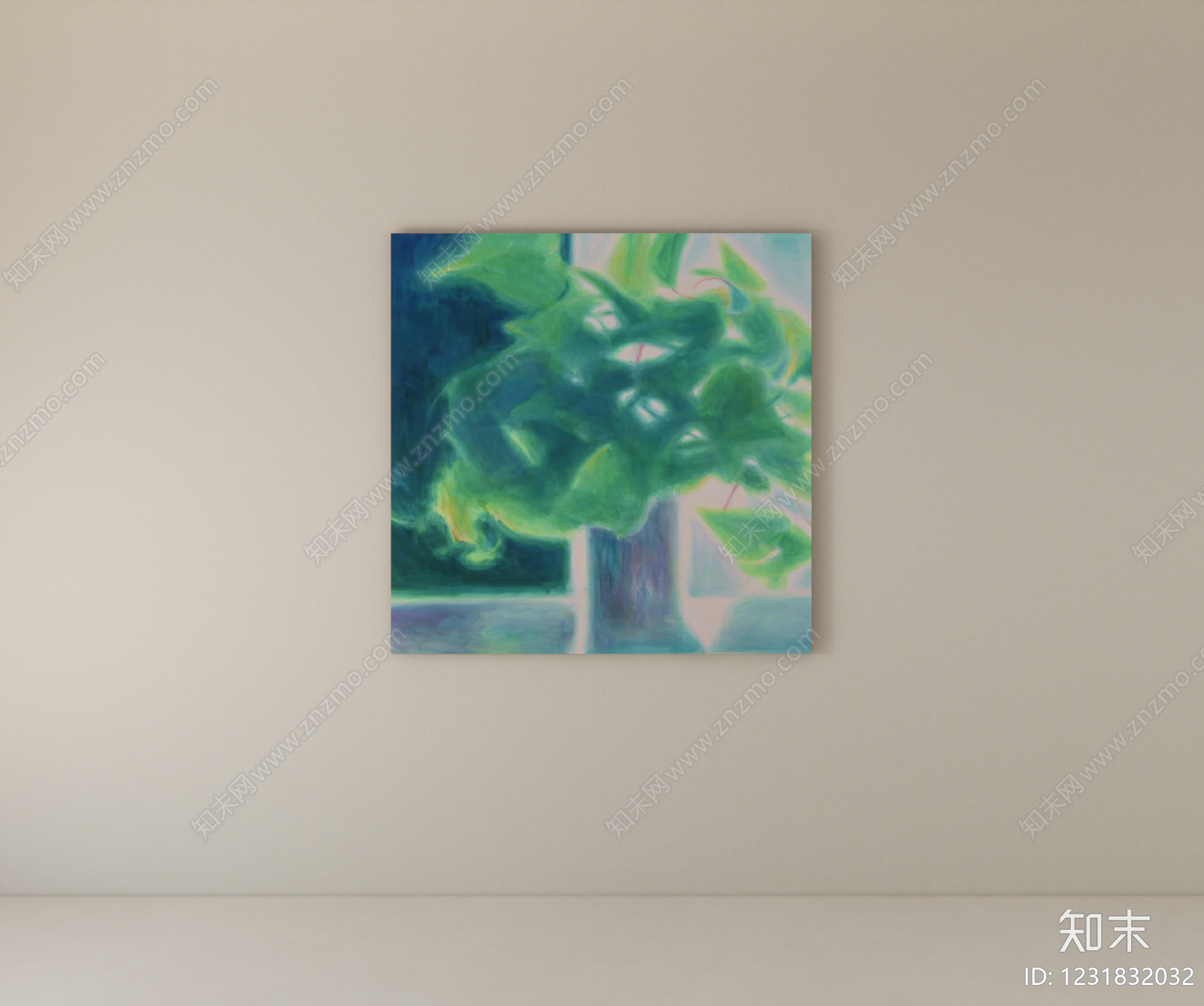 极简抽象画SU模型下载【ID:1231832032】