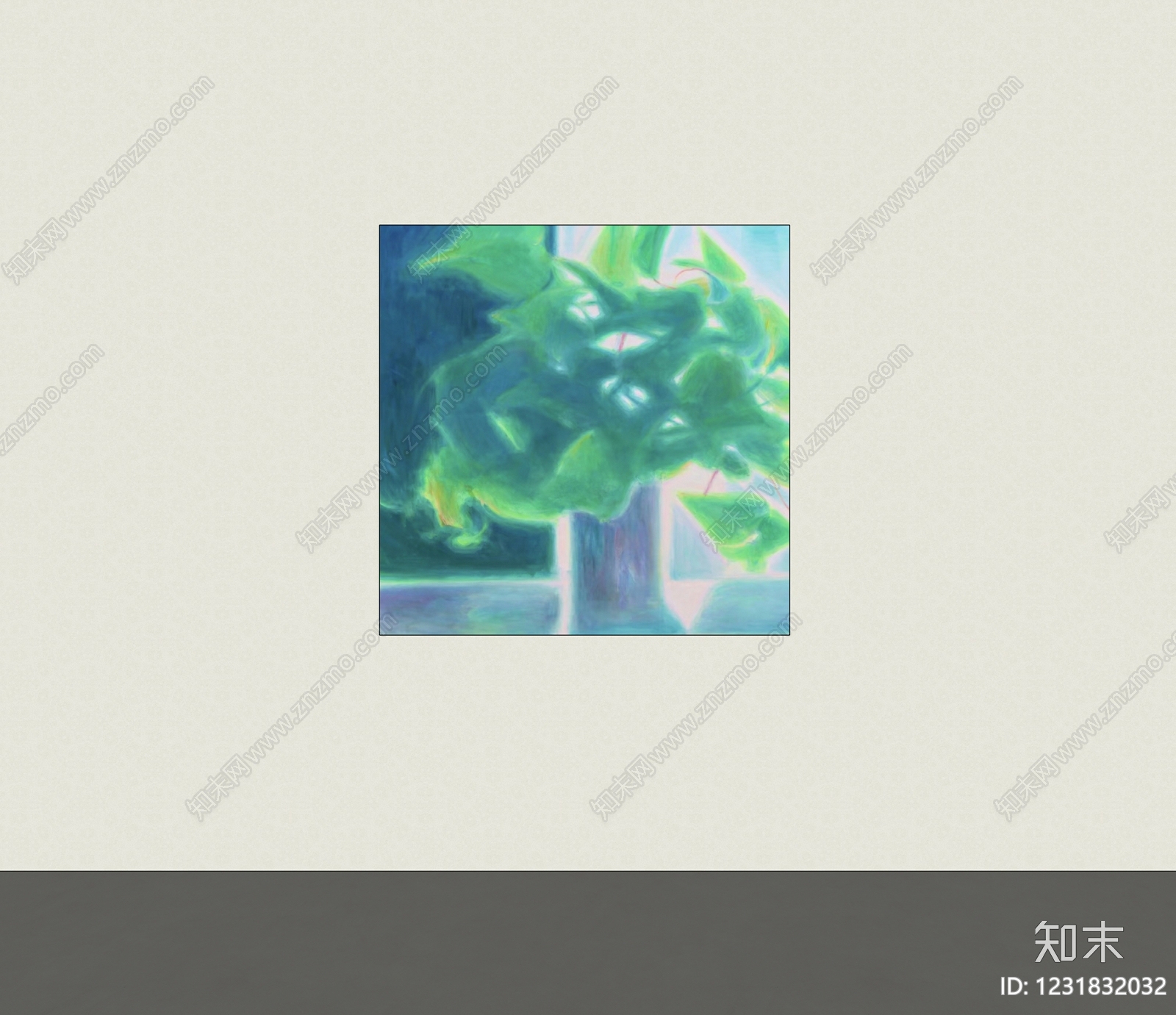极简抽象画SU模型下载【ID:1231832032】