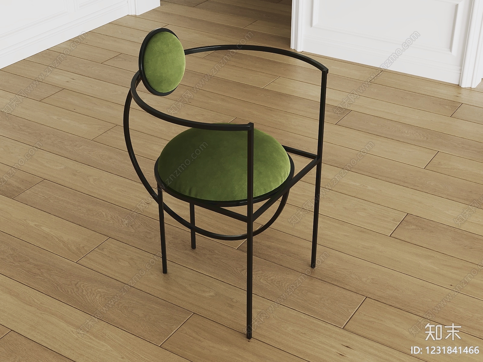 现代简约餐椅3D模型下载【ID:1231841466】