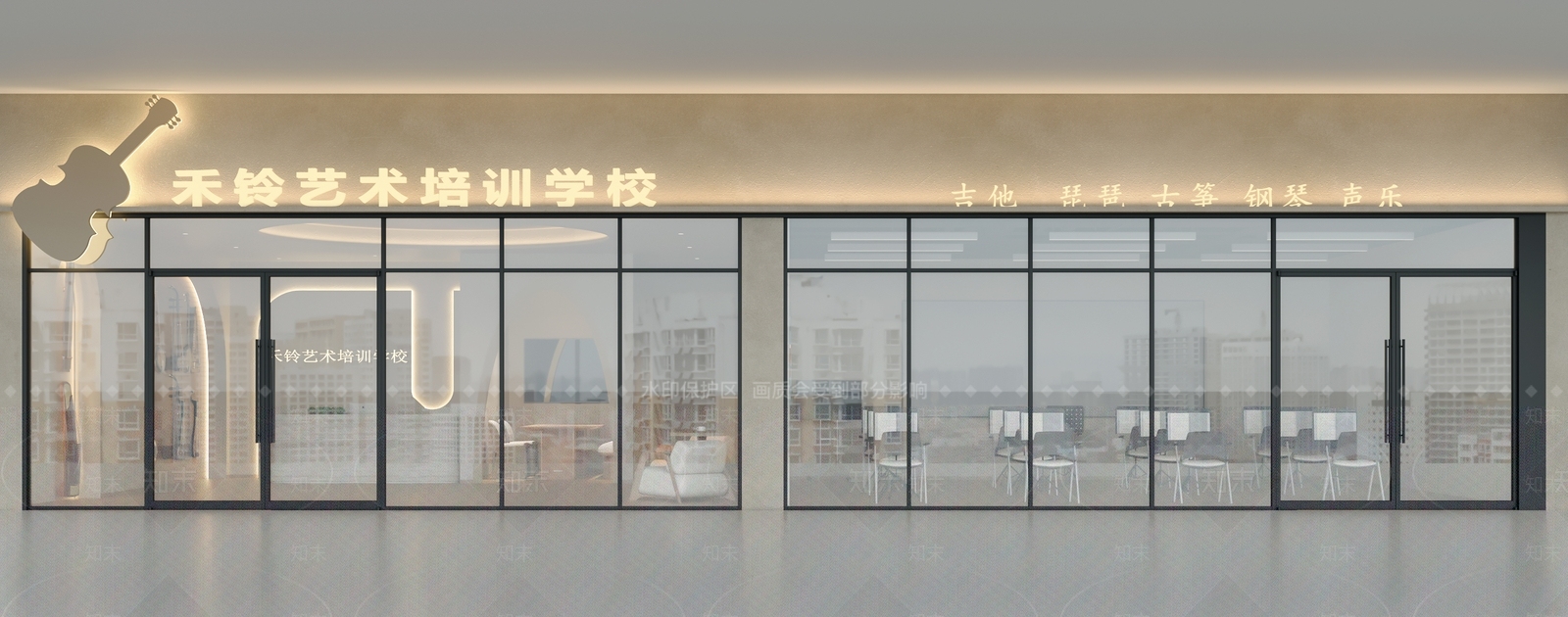 现代简约活动门头3D模型下载【ID:1231841551】