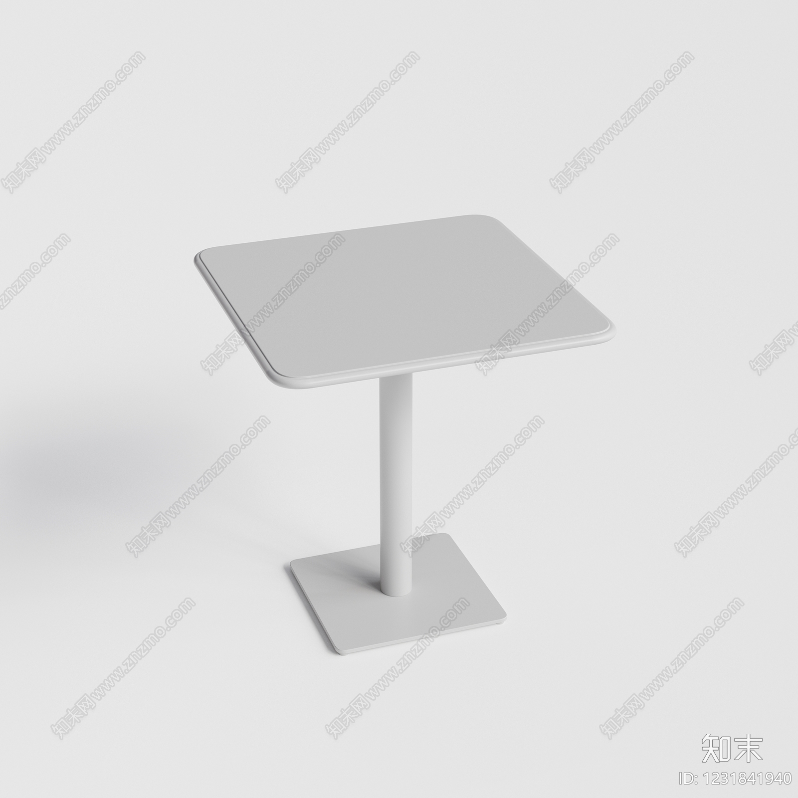 极简书桌3D模型下载【ID:1231841940】