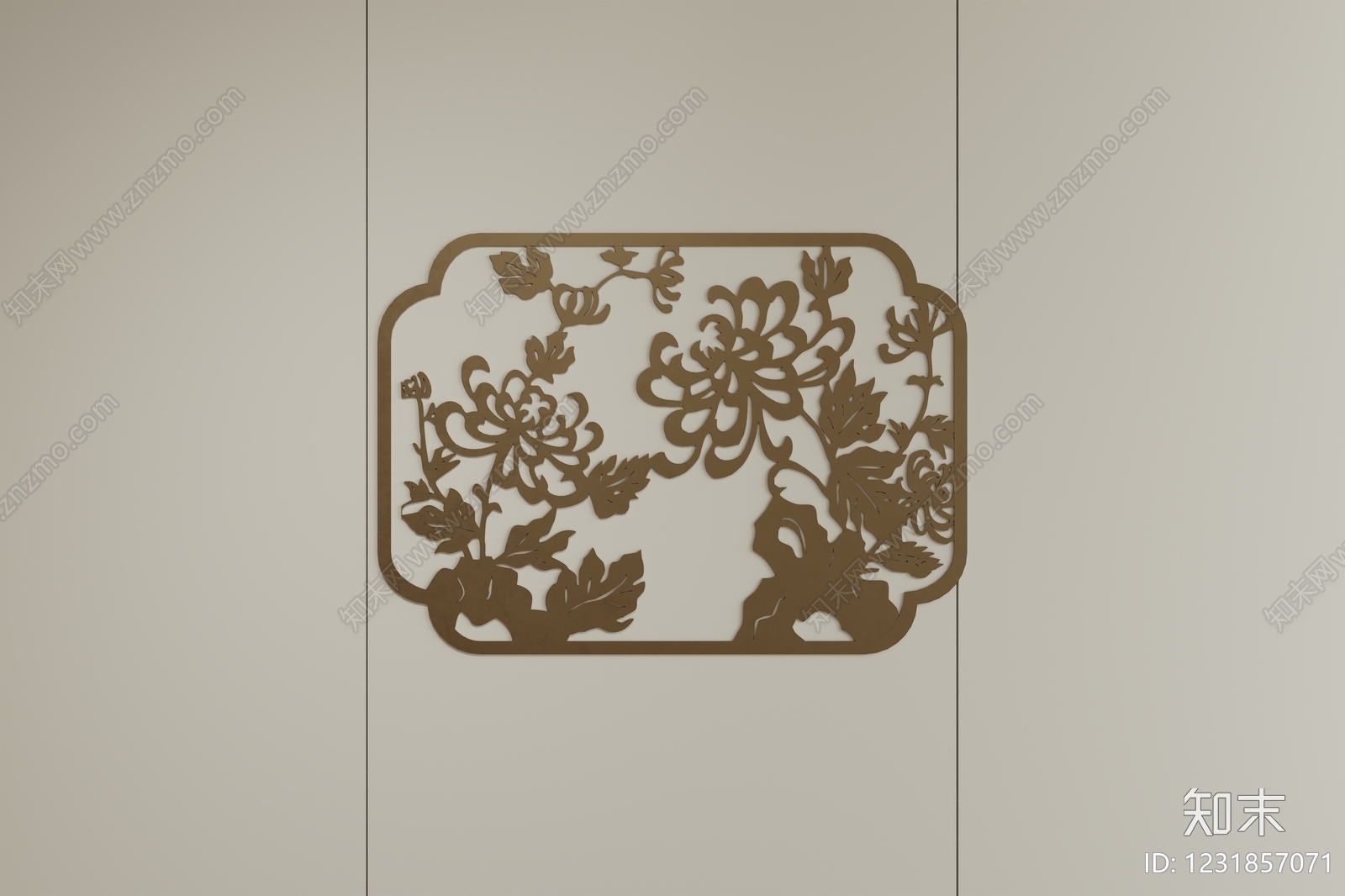 新中式挂件3D模型下载【ID:1231857071】