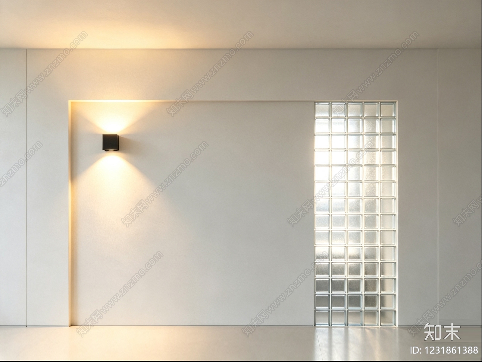 极简家居客厅SU模型下载【ID:1231861388】