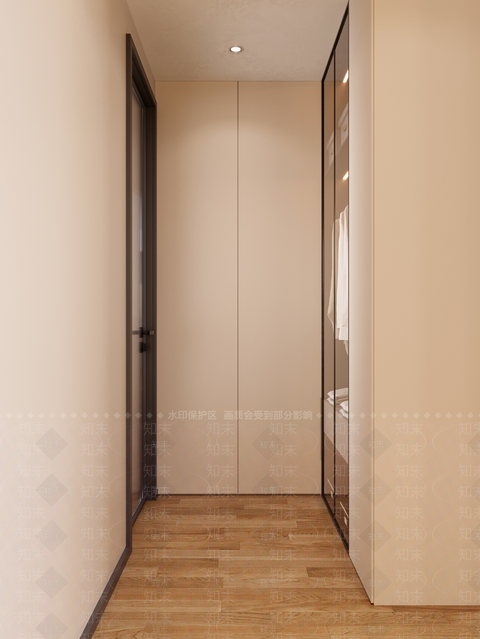 奶油风主卧3D模型下载【ID:1231869114】